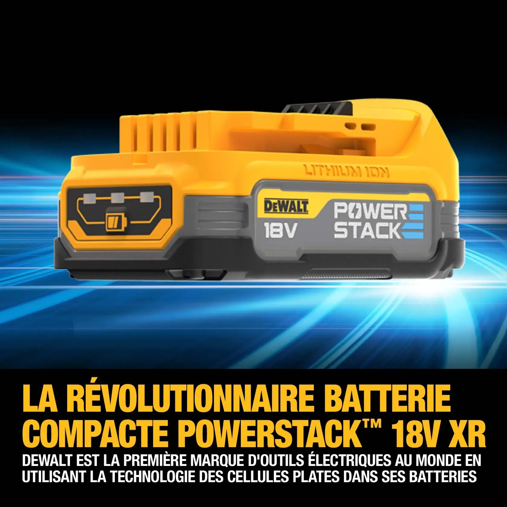 Visseuse à chocs ultra compacte XR 18V 1,7 Ah Li-ion brushless - POWERSTACK™