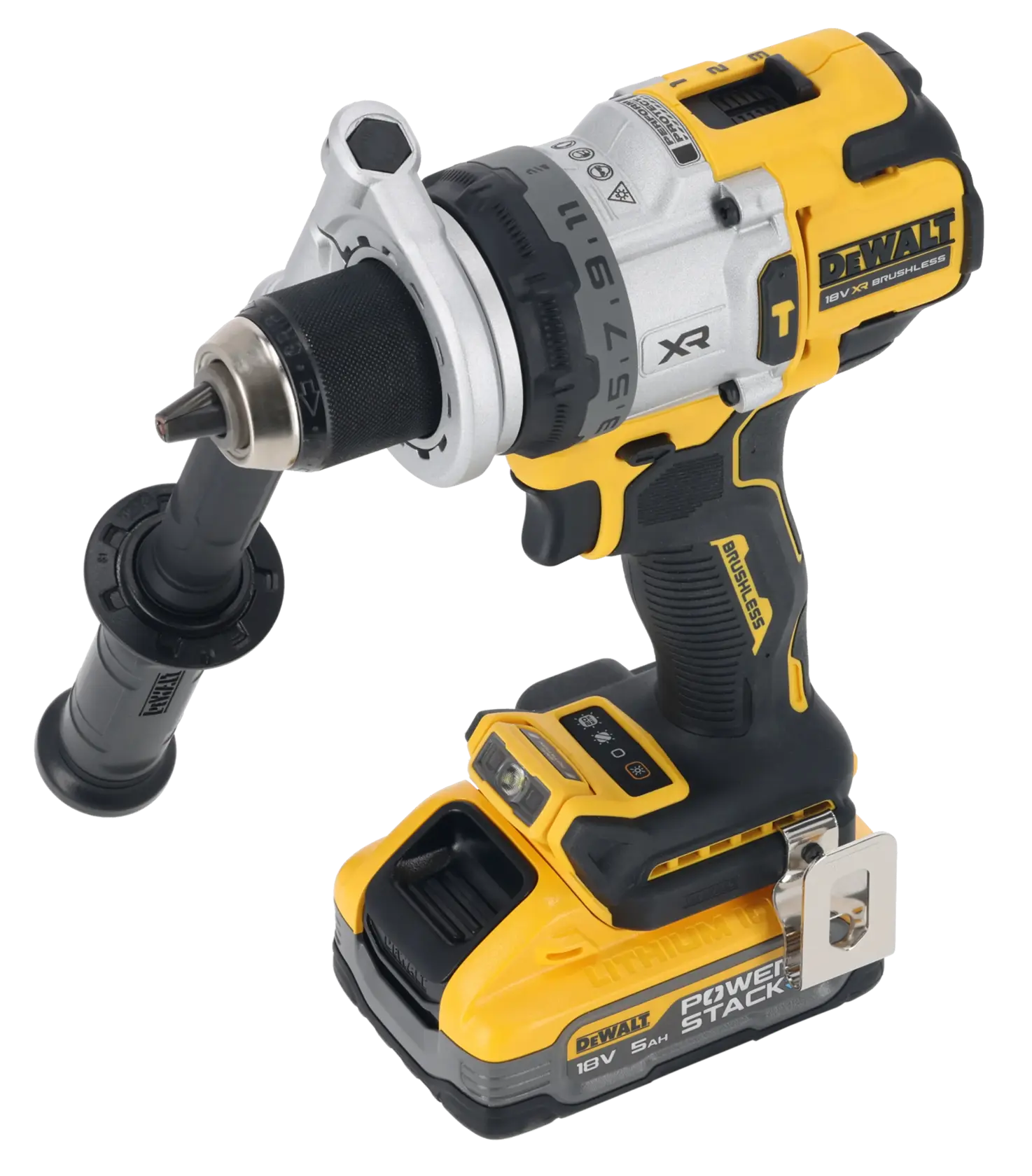 Perceuse-visseuse à percussion Premium 3 vitesses XRP 18V 5Ah Li-ion brushless - POWERSTACK™