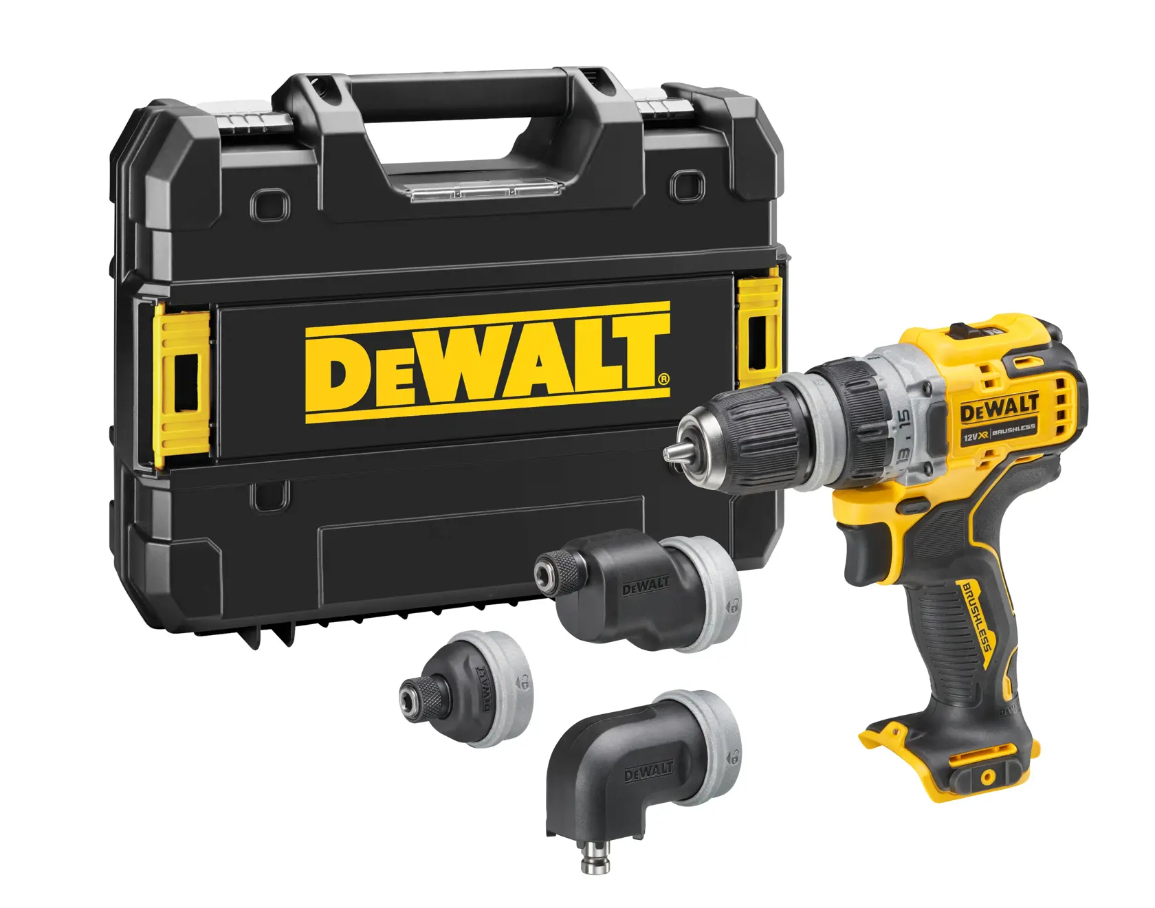 Perceuse-visseuse à têtes multiples XR 12V brushless