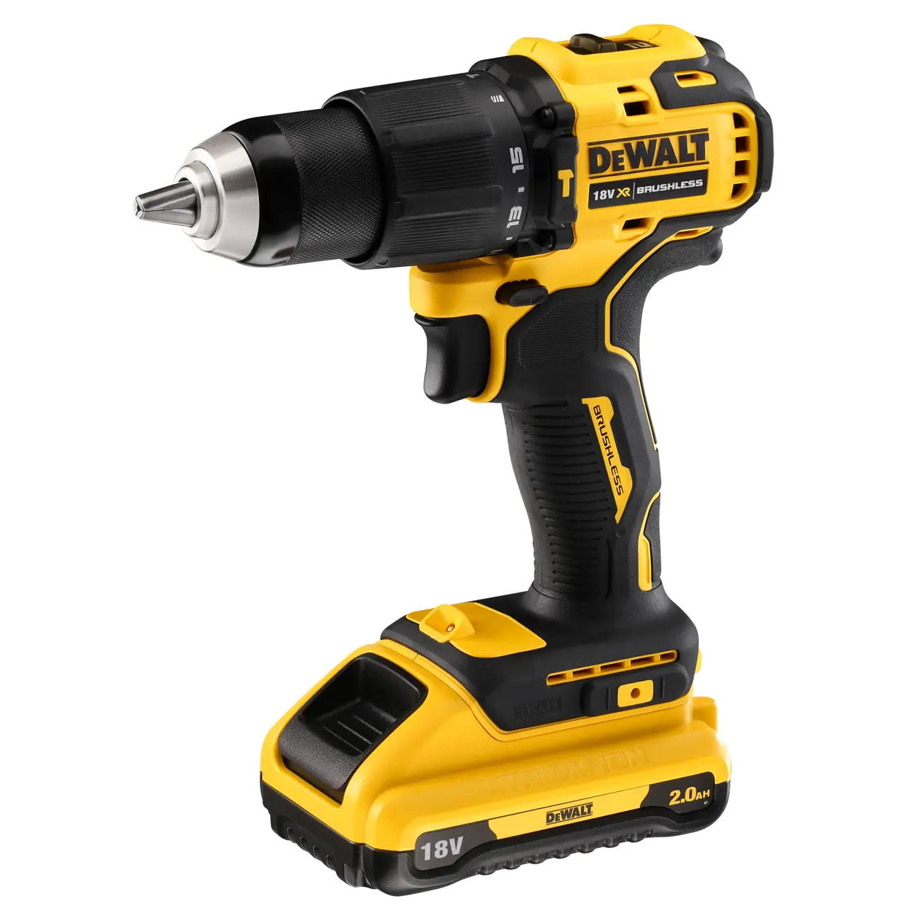 Perceuse-visseuse à percussion compacte XR 18V 2 Ah Li-ion brushless