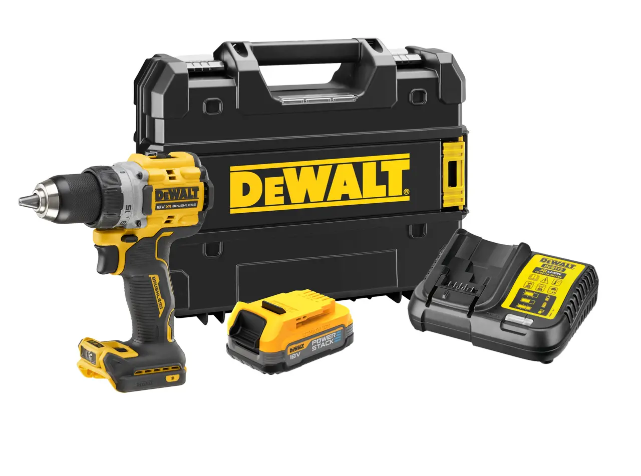 Perceuse-visseuse compacte XR 18V 1,7 Ah Li-ion brushless - POWERSTACK