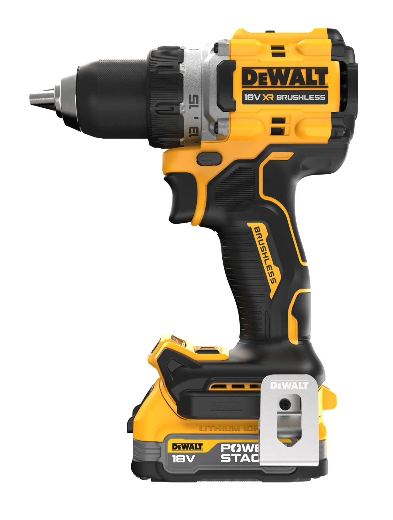 Perceuse-visseuse compacte XR 18V 1,7 Ah Li-ion brushless - POWERSTACK™