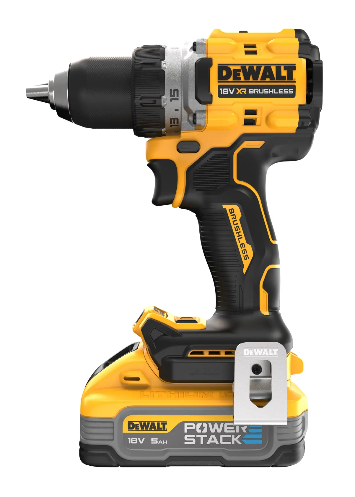 Perceuse-visseuse compacte XR 18V 5 Ah Li-ion brushless - POWERSTACK™