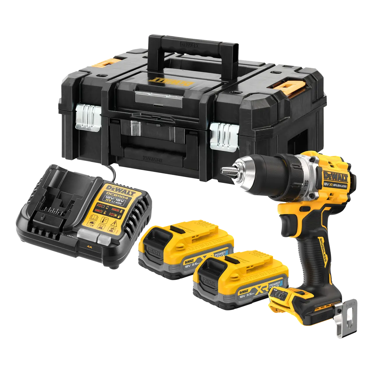 Perceuse-visseuse compacte XR 18V 3,5 Ah Li-ion brushless - POWERSTACK