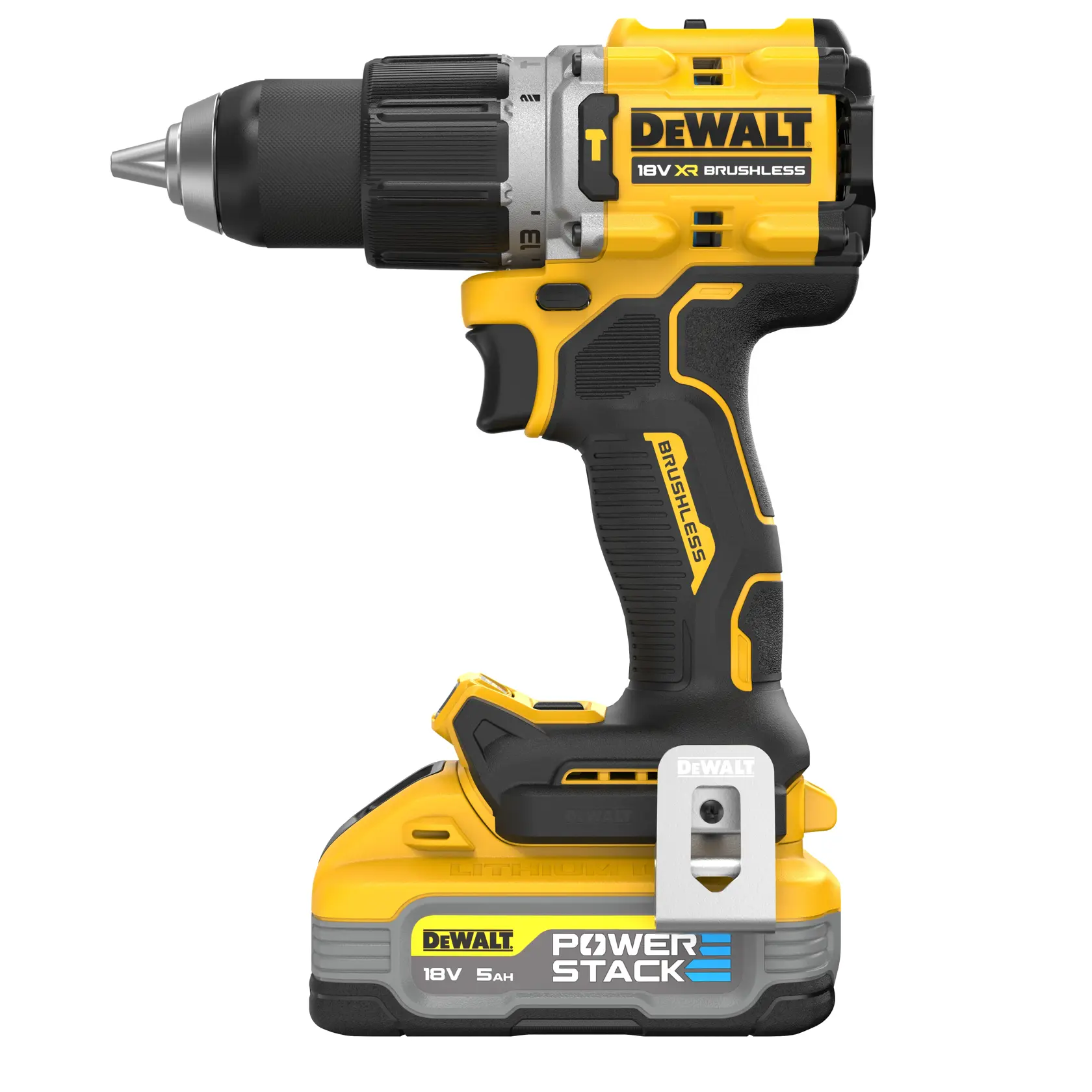 Perceuse-visseuse percussion compacte XR 18V 5 Ah Li-ion brushless POWERSTACK™