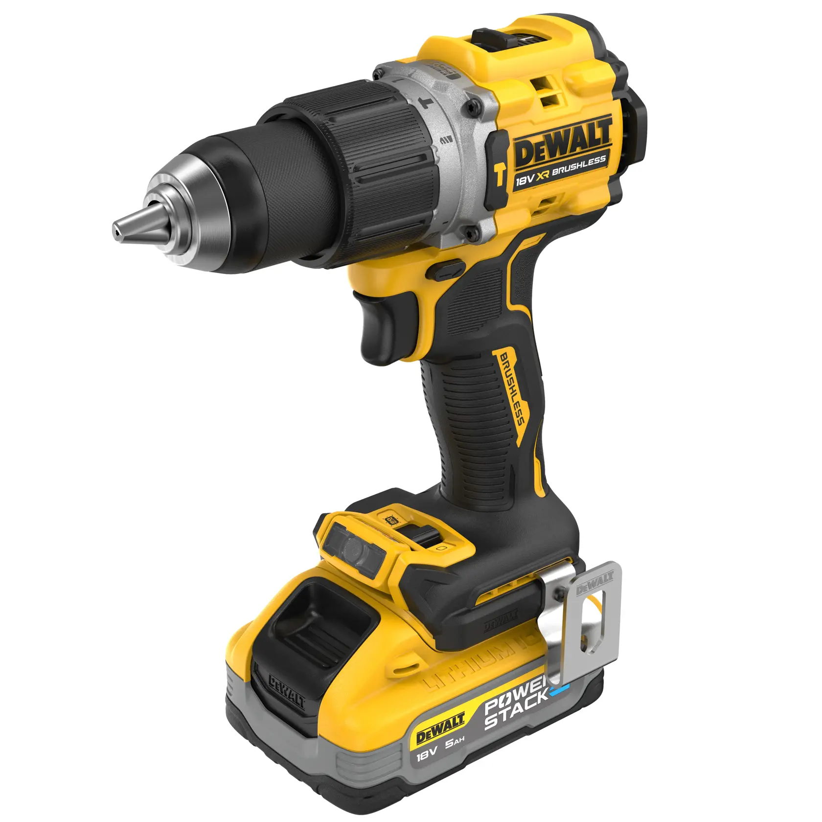Perceuse-visseuse percussion compacte XR 18V 5 Ah Li-ion brushless POWERSTACK™