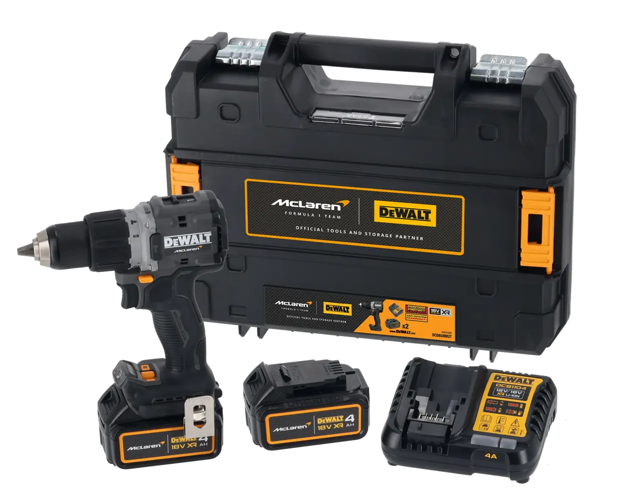 Perceuse-visseuse à percussion XR 18V 4 Ah Li-ion brushless - ÉDITION LIMITÉE McLaren