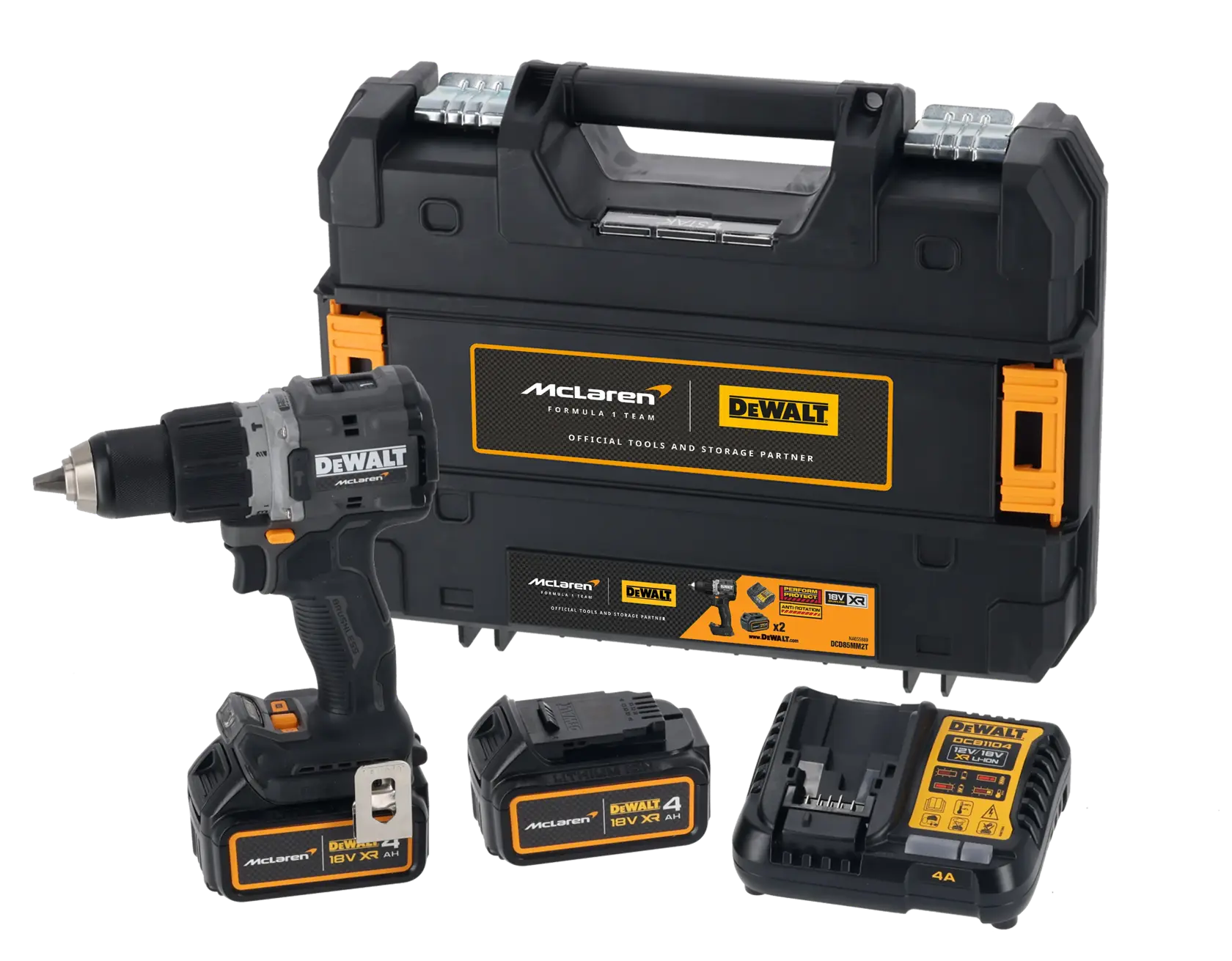 Perceuse-visseuse percussion XR 18V 4Ah Li-Ion Brushless - ÉDITION LIMITÉE McLAREN