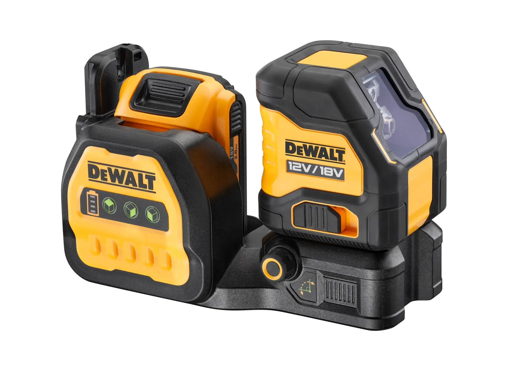 Laser croix XR 12V / 18V 2 Ah Li-ion - Faisceaux verts