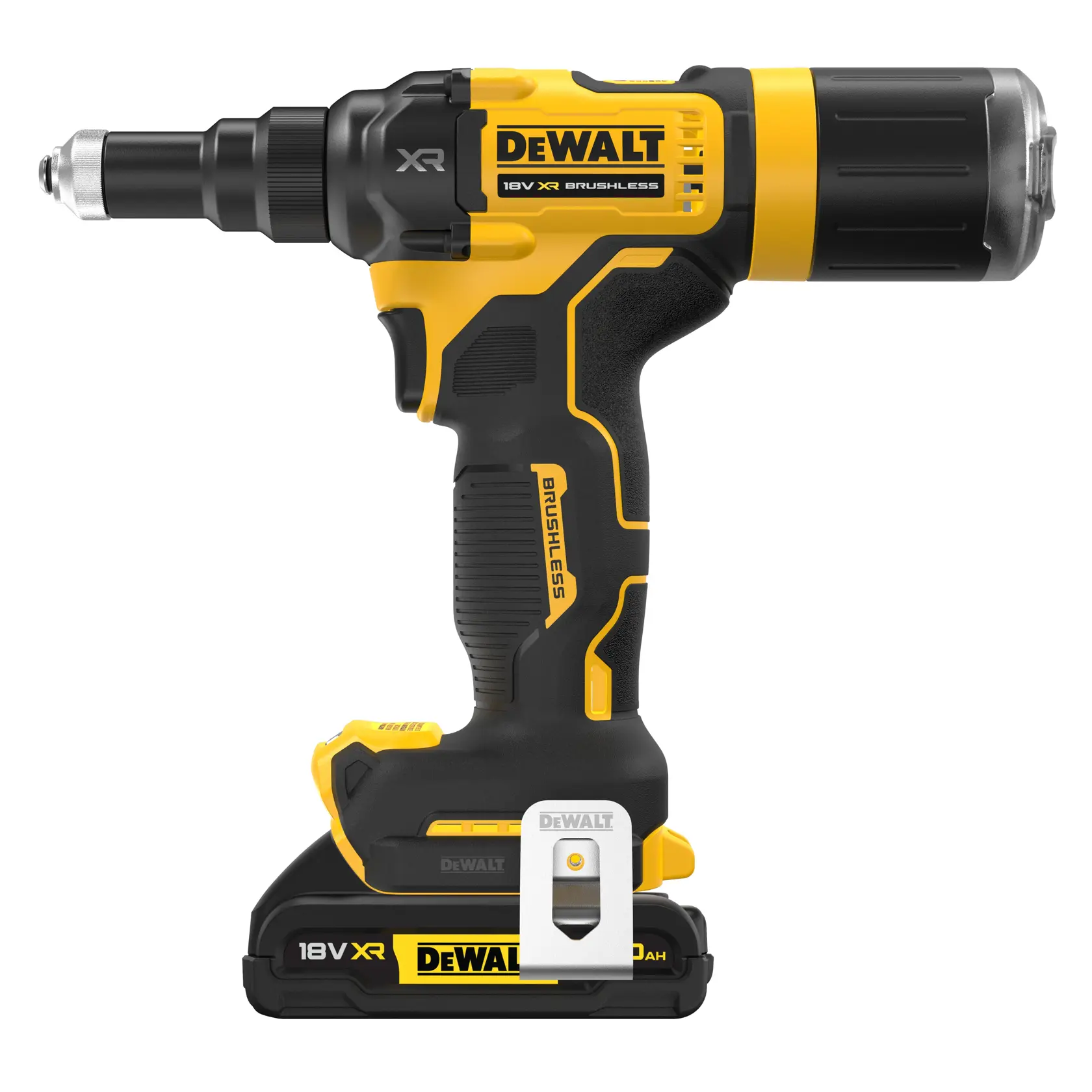 Riveteuse XR 18V 2 Ah brushless 4,8 mm - 2 batteries renforcées, coffret TSTAK®