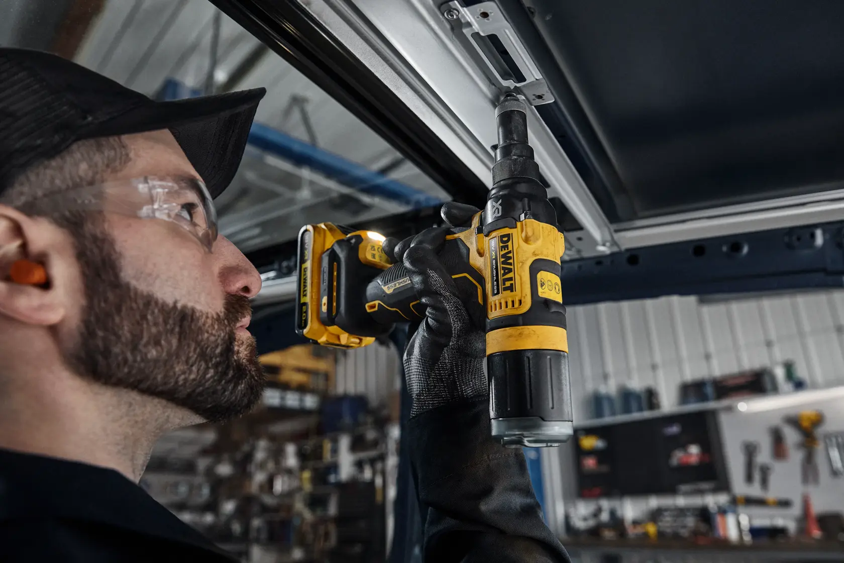 Riveteuse XR 18V brushless 4,8 mm - sans batterie ni chargeur, coffret TSTAK®