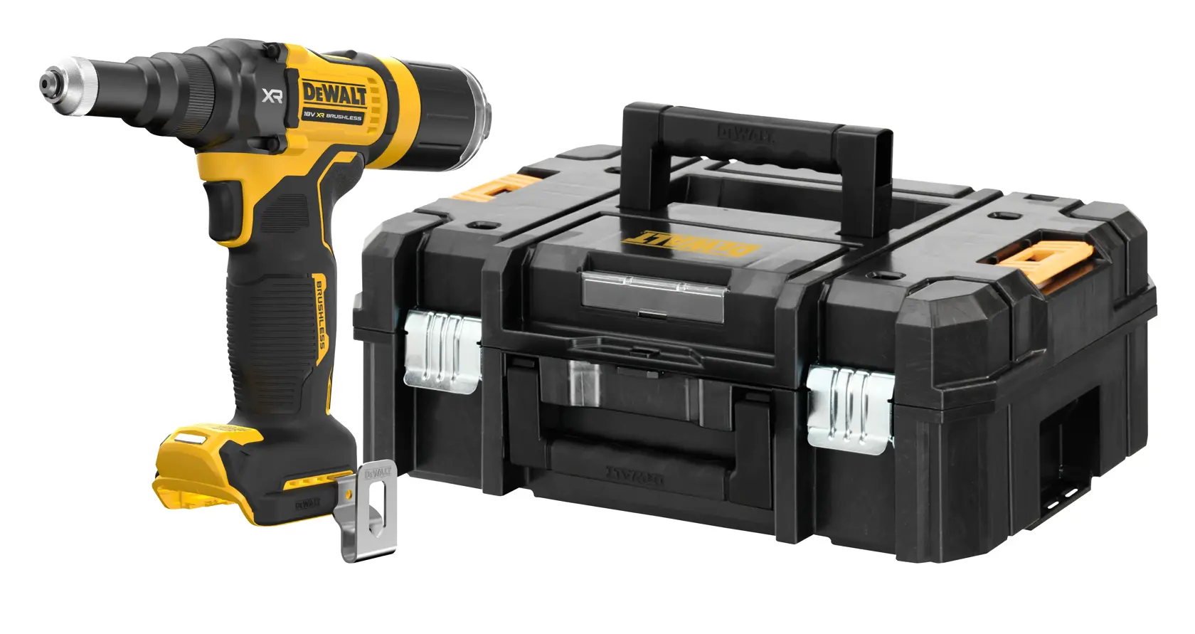 Riveteuse XR 18V brushless 4,8 mm - sans batterie ni chargeur, coffret TSTAK®