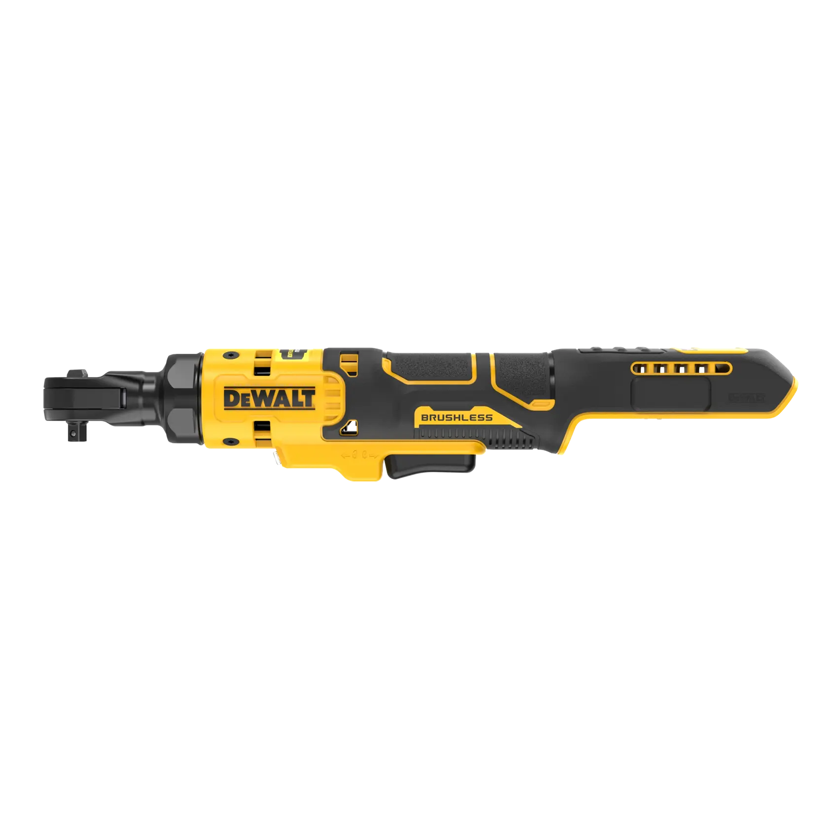 Outil à cliquet DEWALT brushless, DCF514N-XJ, DCF514N. Catégorie photographie. Design noir/jaune.