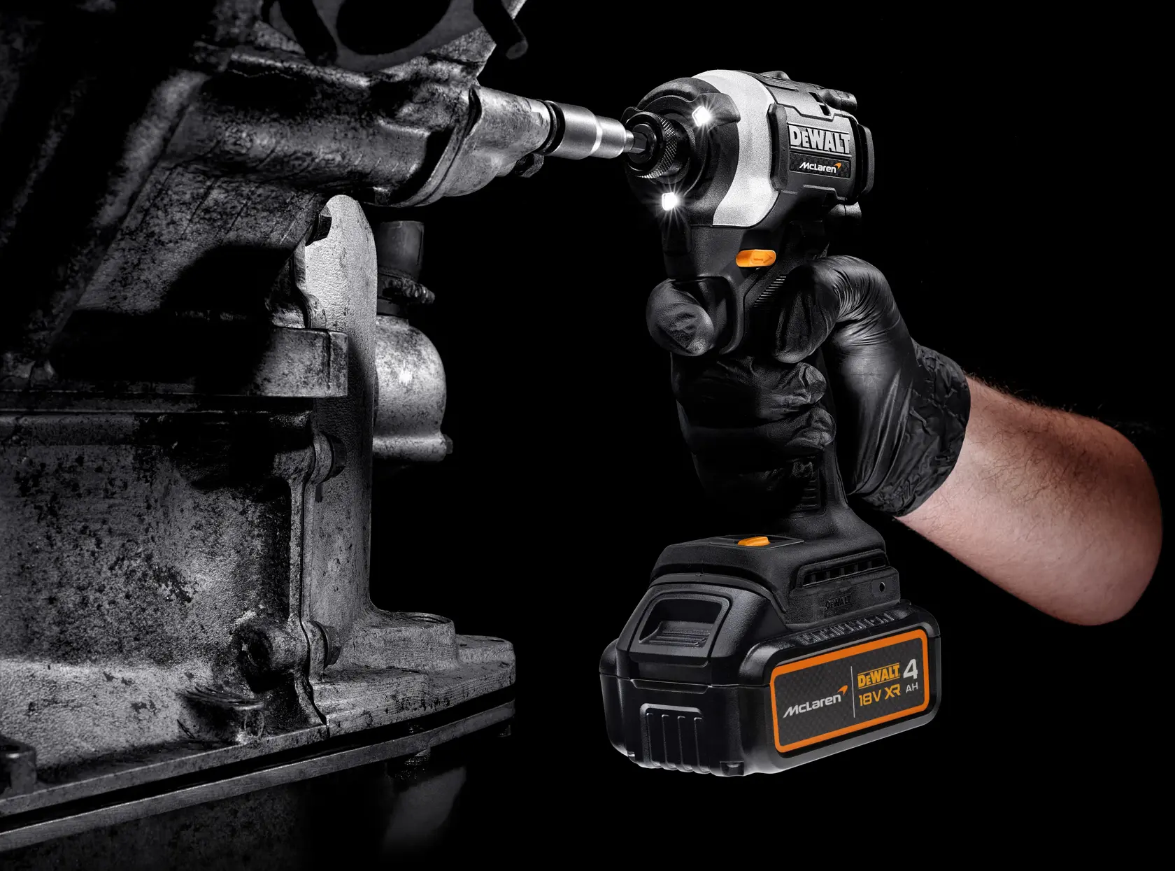 Visseuse à chocs ultra compacte XR 18V 4Ah Li-Ion Brushless - ÉDITION LIMITÉE McLAREN