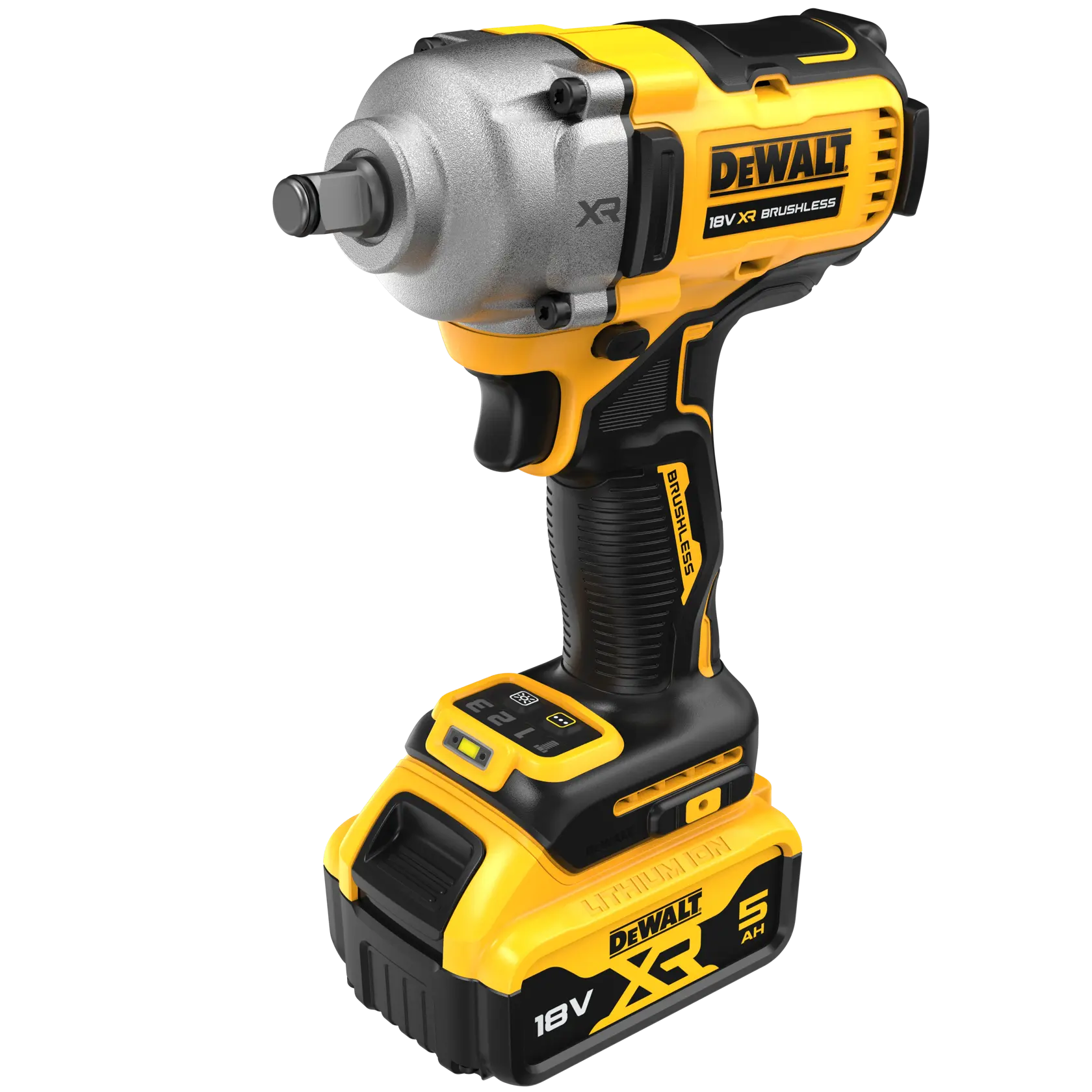 Boulonneuse à chocs compacte 1/2’’ XR 18V 5AH Li-ion brushless jonc de sécurité