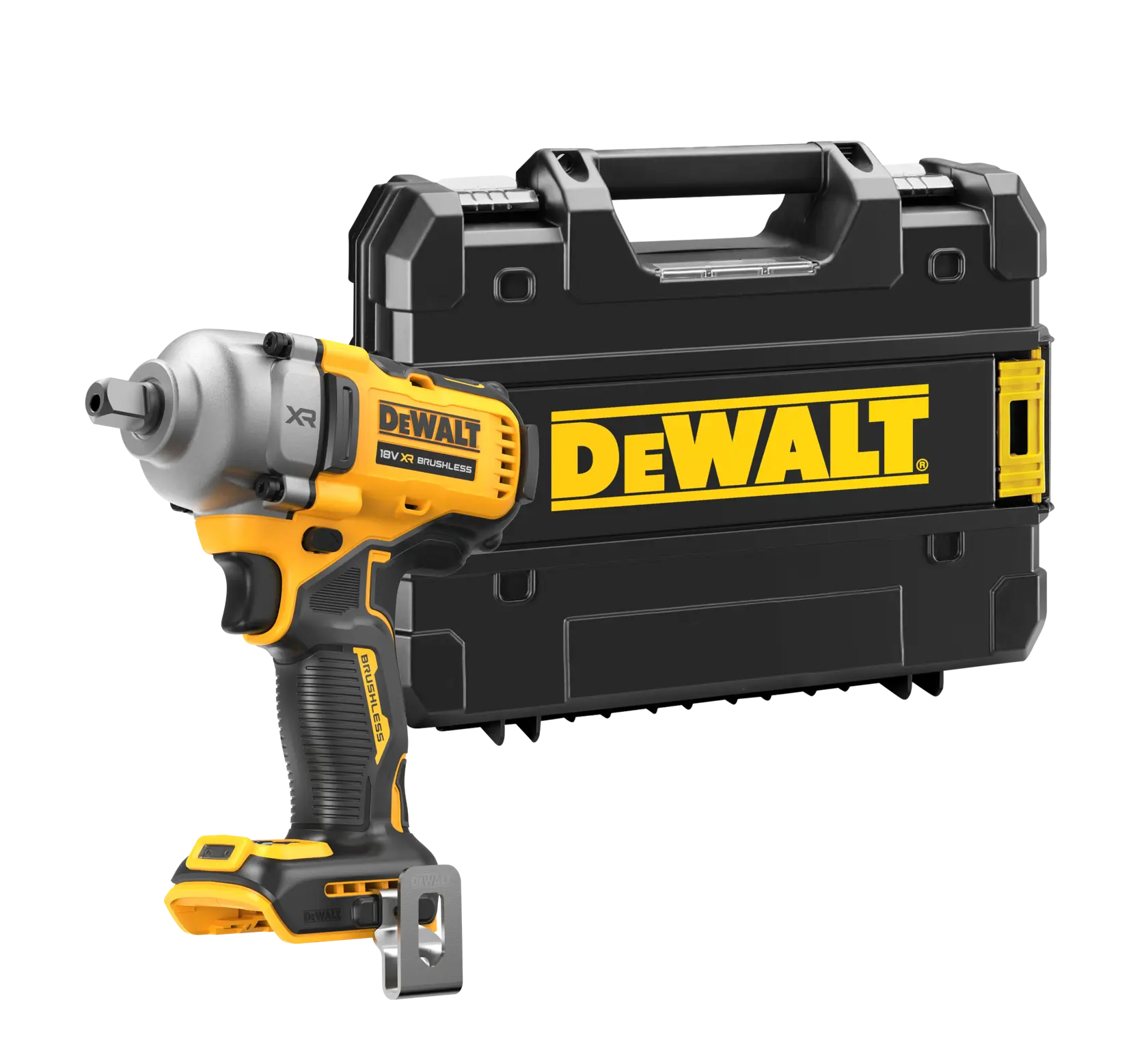 Boulonneuse à chocs 1/2‘’ compacte XR 18V brushless 813 Nm - sans batterie ni chargeur - coffret TSTAK®