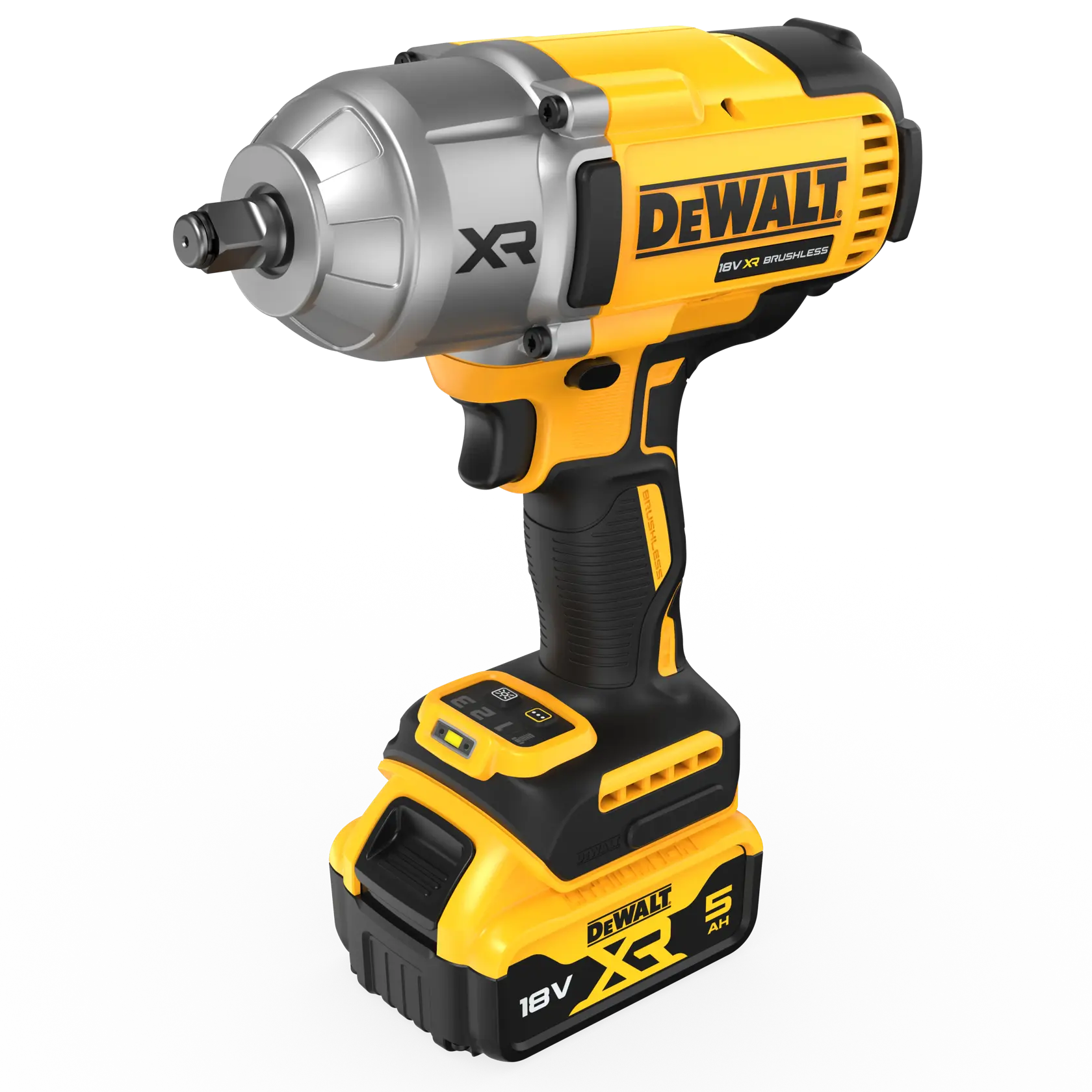 Boulonneuse ½" XR 18V 5 Ah Li-ion brushless 1396 Nm - Fixation O’Ring