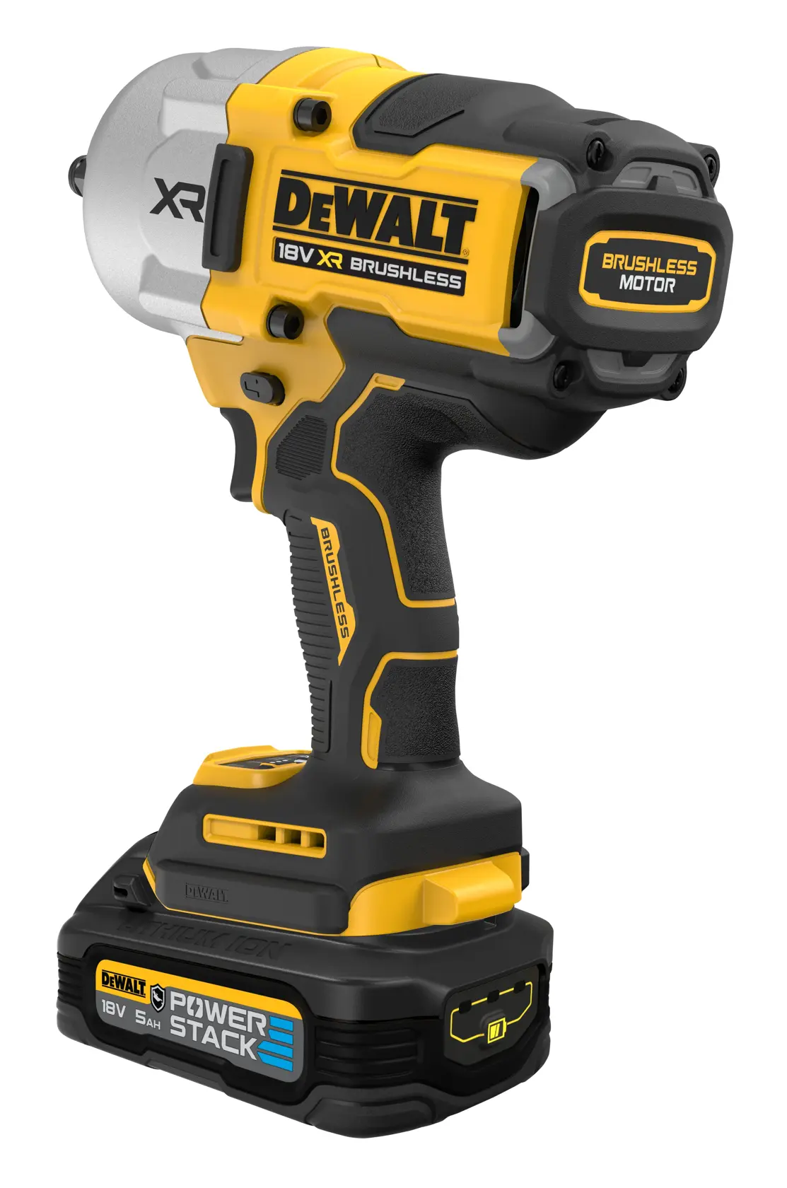 Boulonneuse à chocs ½" XR 18V 5 Ah Li-ion brushless 1632 Nm - Jonc de sécurité - POWERSTACK™ renforcée - Pack "GFN"