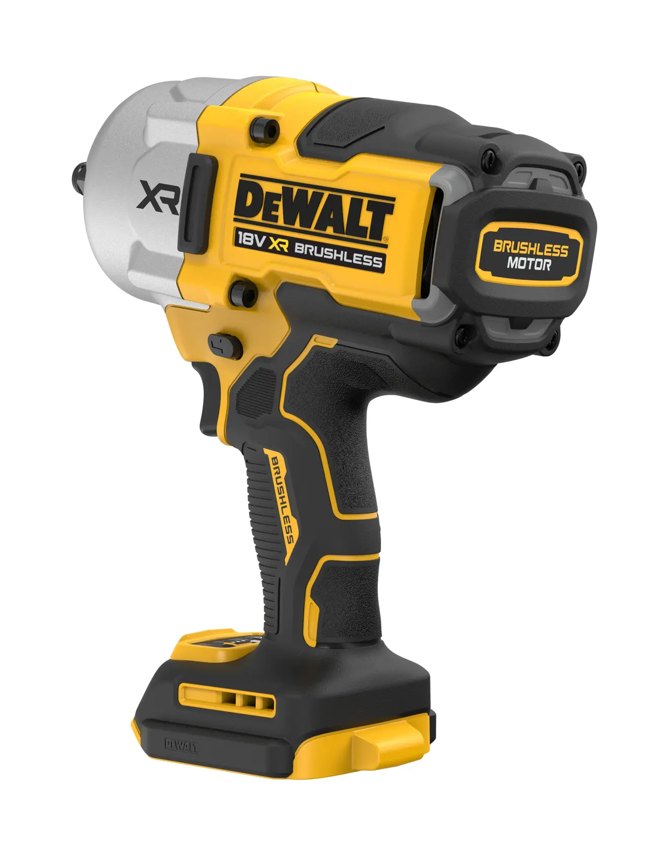 Outil à choc DEWALT 18V XR Brushless. Réf. DCF961N, DCF961N-XJ. Design jaune et noir.