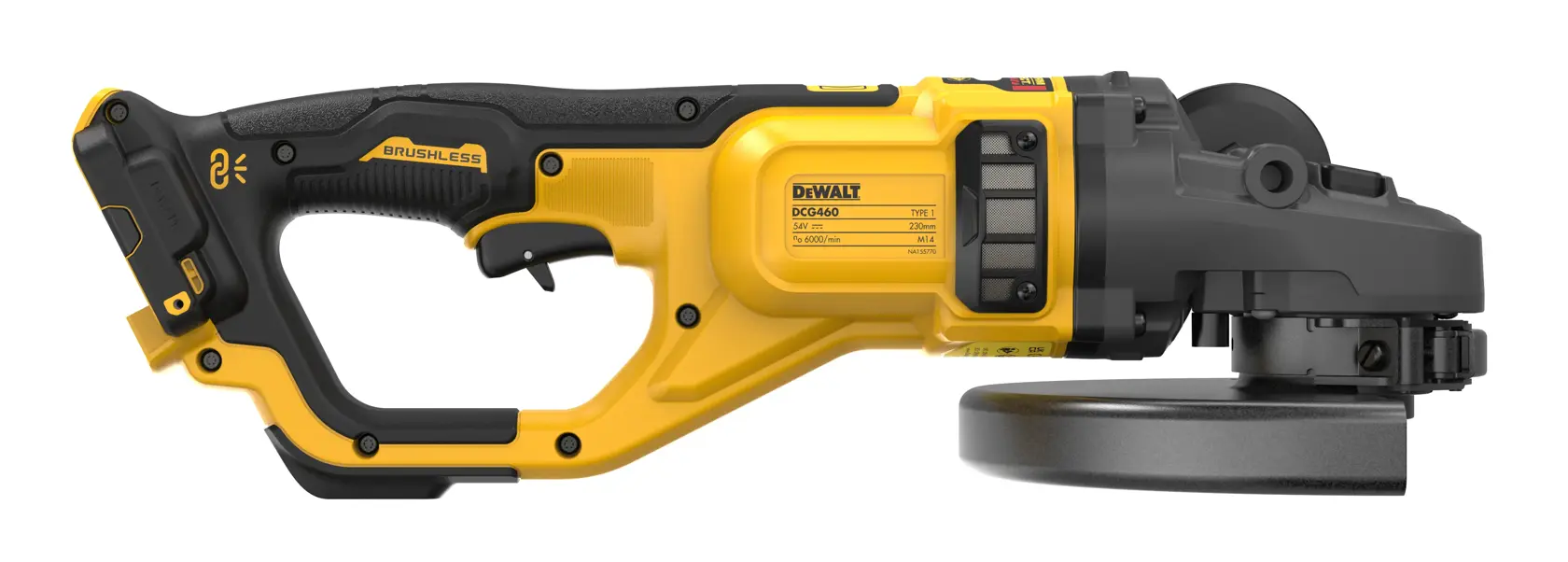 Meuleuse 230 mm XR Flexvolt 54V brushless - sans batterie ni chargeur, coffret