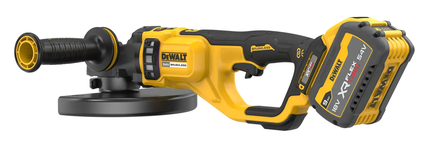 Meuleuse 230 mm XR Flexvolt 54V 3 Ah Li-ion brushless - 2 batteries, coffret