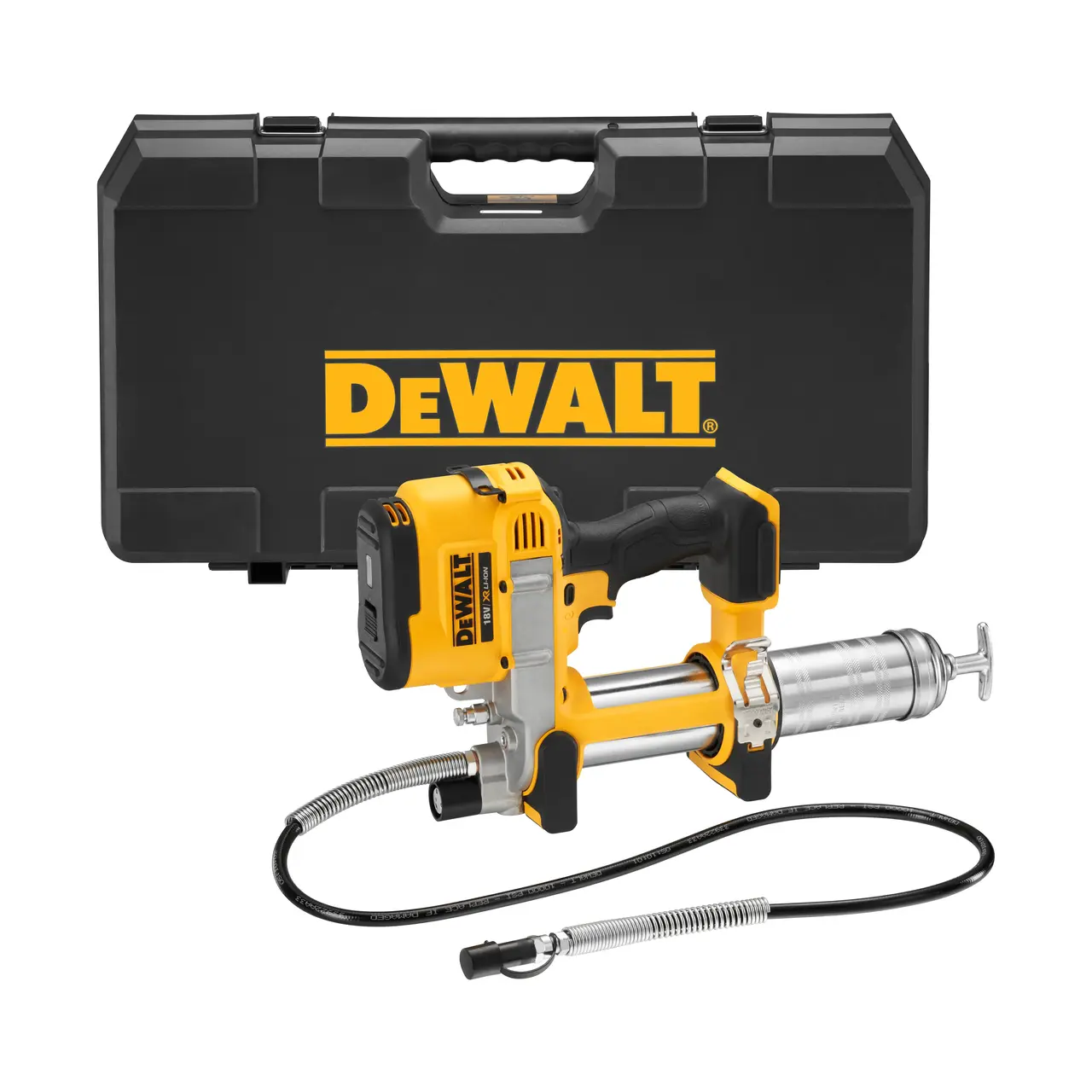 Pompe à graisse XR 18V - sans batterie ni chargeur - coffret