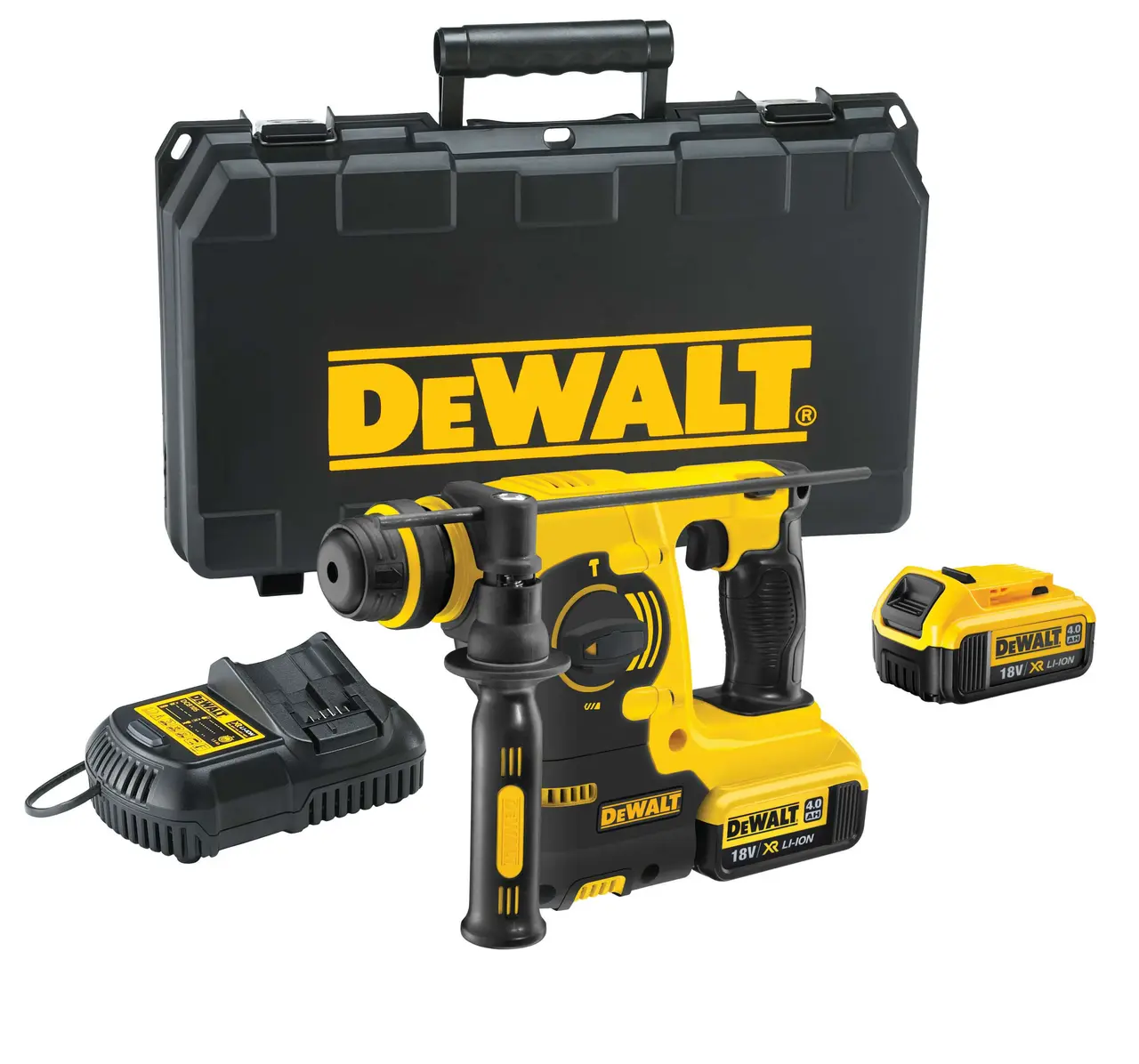 Perforateur burineur SDS-Plus 3 modes 18V XR Li-ion 4 Ah
