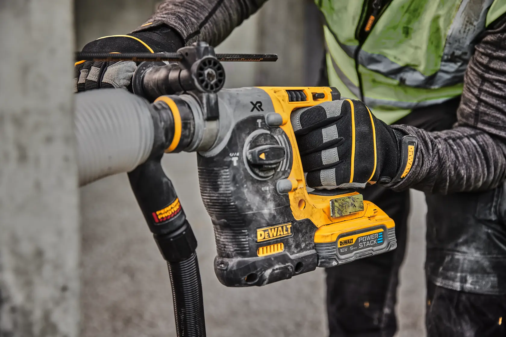 Perforateur SDS-Plus XR 18V 5 Ah Li-ion brushless 2.1J - POWERSTACK™
