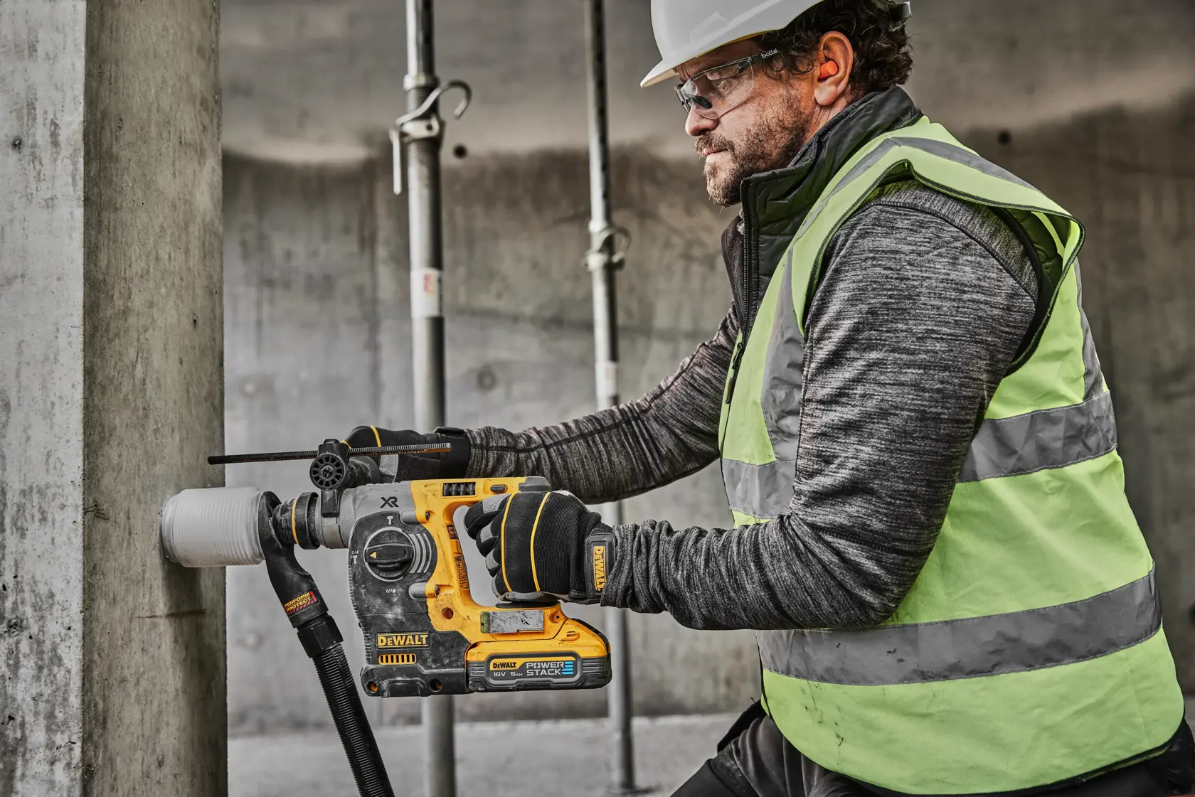 Perforateur SDS-Plus XR 18V 5 Ah Li-ion brushless 2.1J - POWERSTACK™