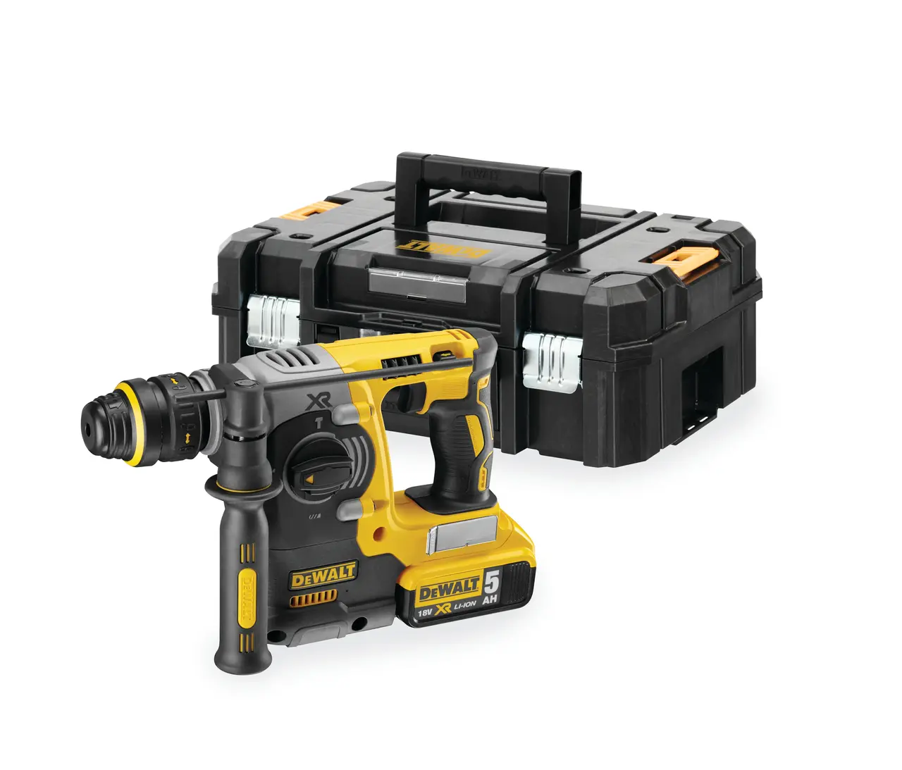 Perforateur SDS-Plus XR 18V 5 Ah Li-ion brushless 2 J - 2 batteries - coffret TSTAK