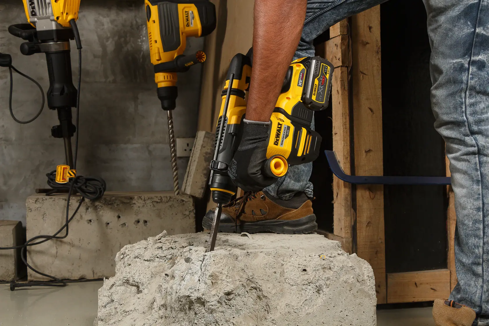 Perforateur SDS-Plus XR Flexvolt 54V 3 Ah Li-ion brushless 3.5J