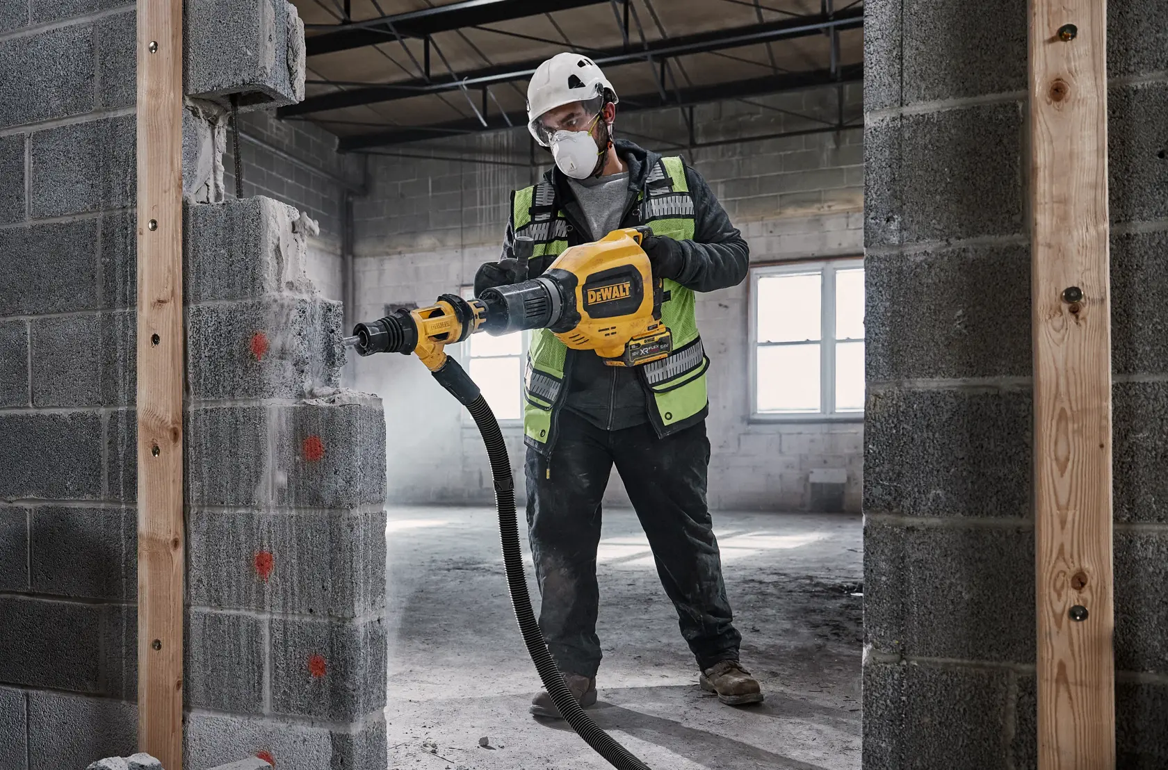 Marteau de démolition SDS-max XR Flexvolt 54V brushless 27J - coffret