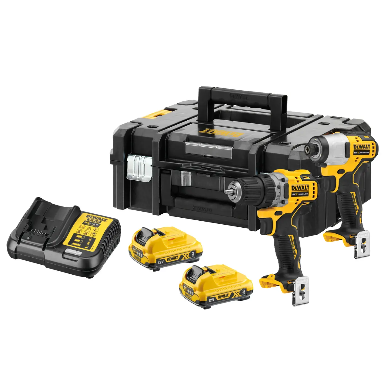 Kit 2 outils XR 12V 3 Ah Li-ion brushless