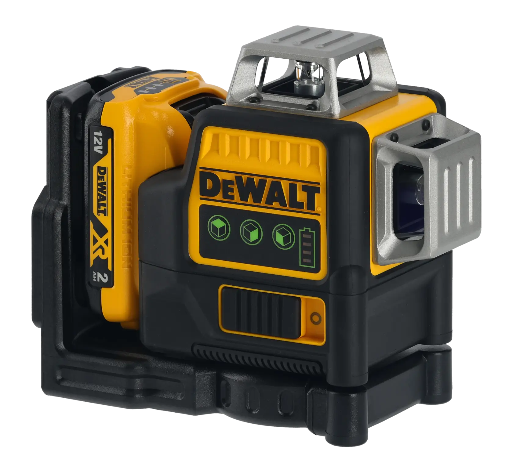 Kit 2 outils perceuse visseuse et niveau laser multilignes 3x360° 12V 2Ah Li-Ion Brushless