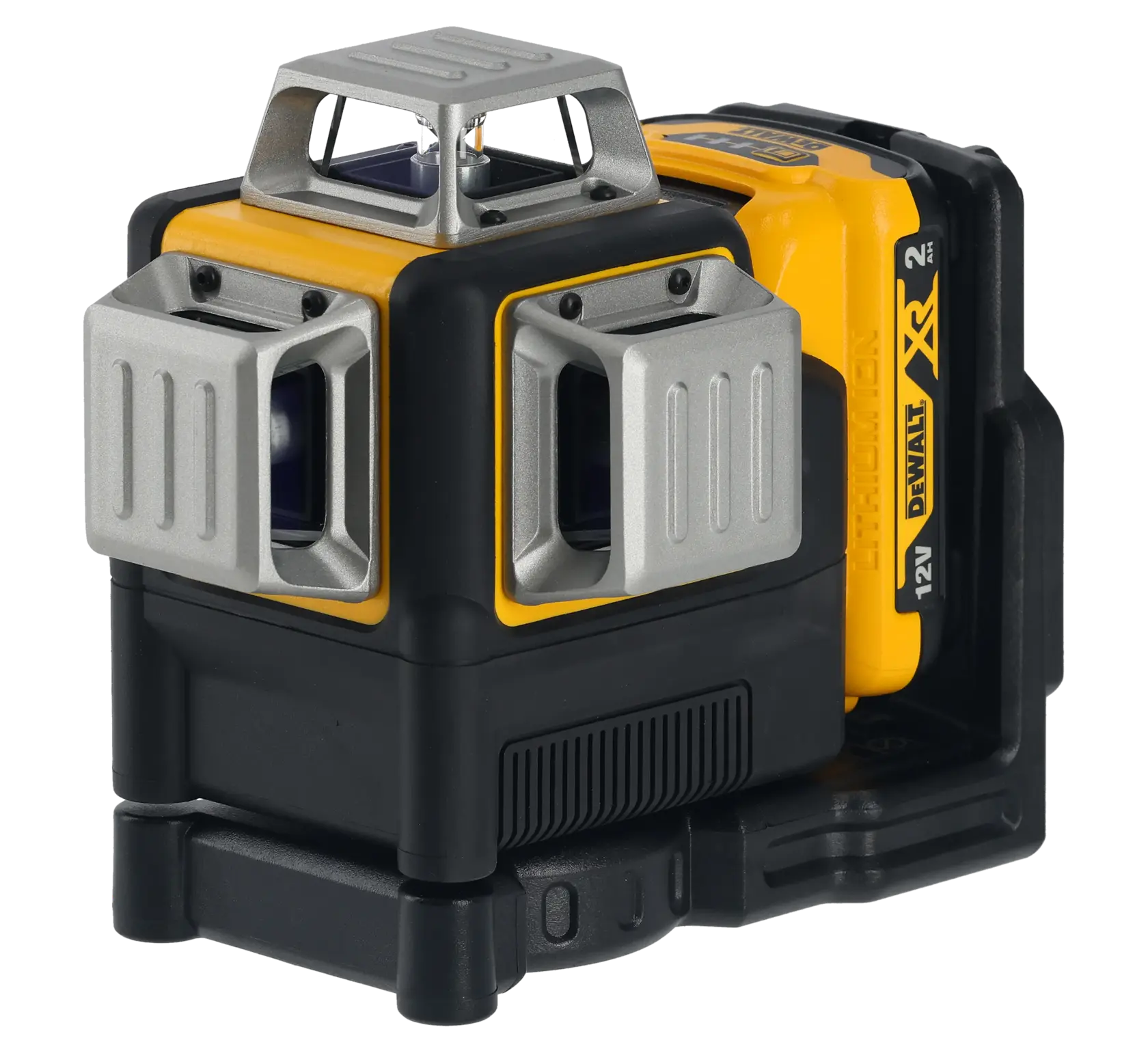 Kit 2 outils perceuse visseuse et niveau laser multilignes 3x360° 12V 2Ah Li-Ion Brushless