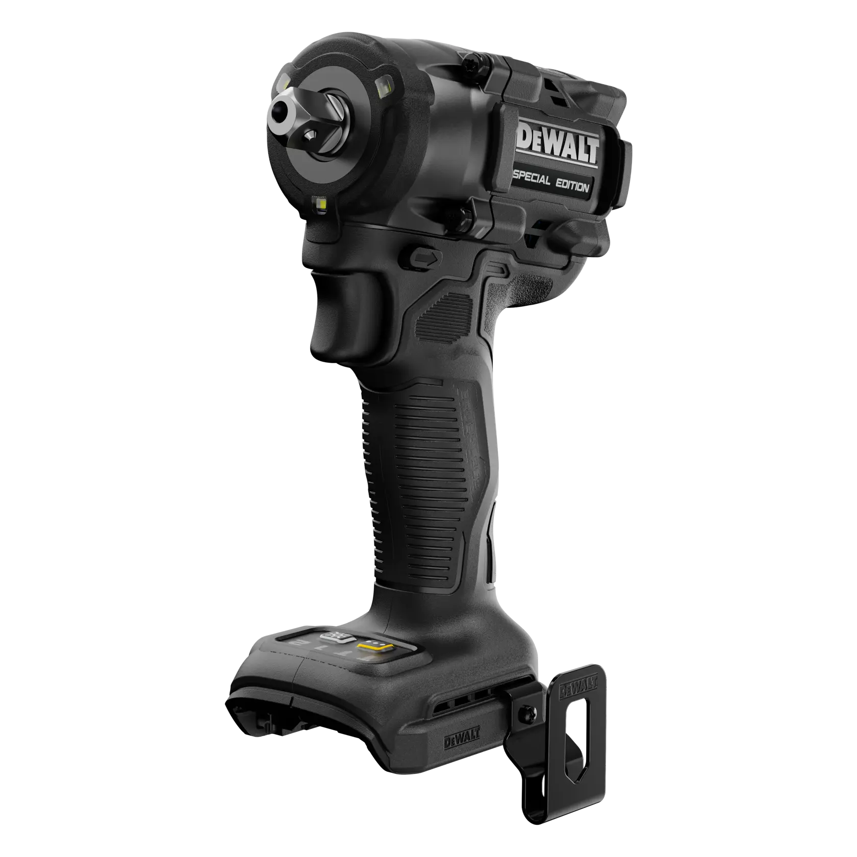 Outil DEWALT noir, SKUs DCK2224MP2T-QW, DCK2224MP2T. Catégorie photographie. Édition spéciale.