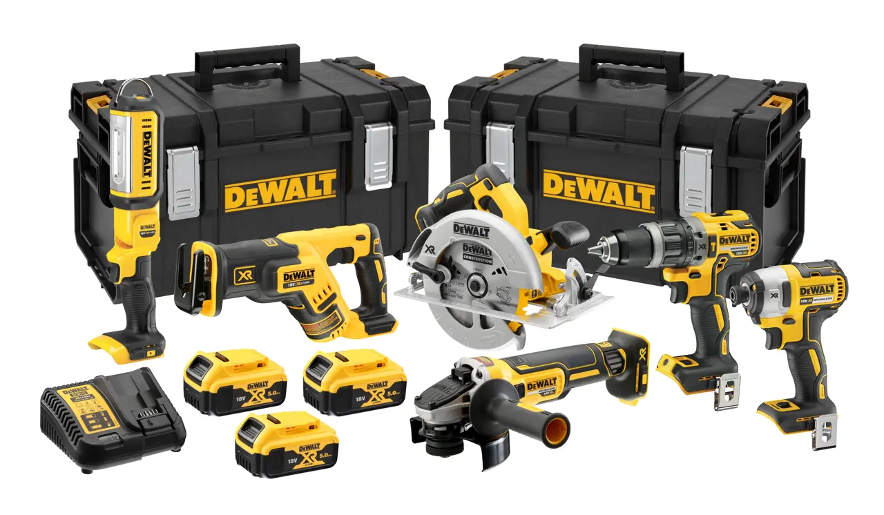 Kit d'outils compacts brushless XR 18V - 6 pièces