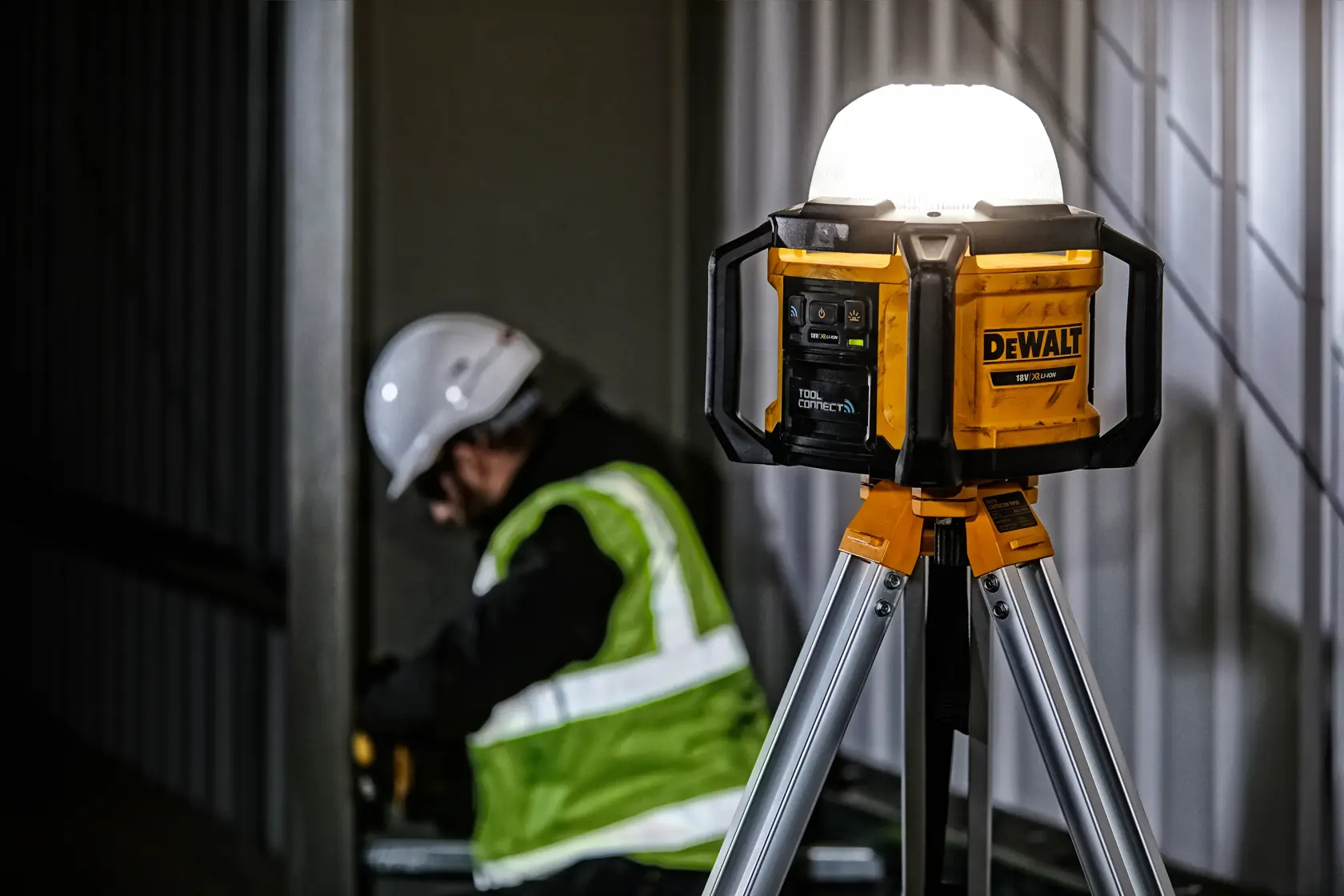 Éclairage de chantier XR Tool Connect
