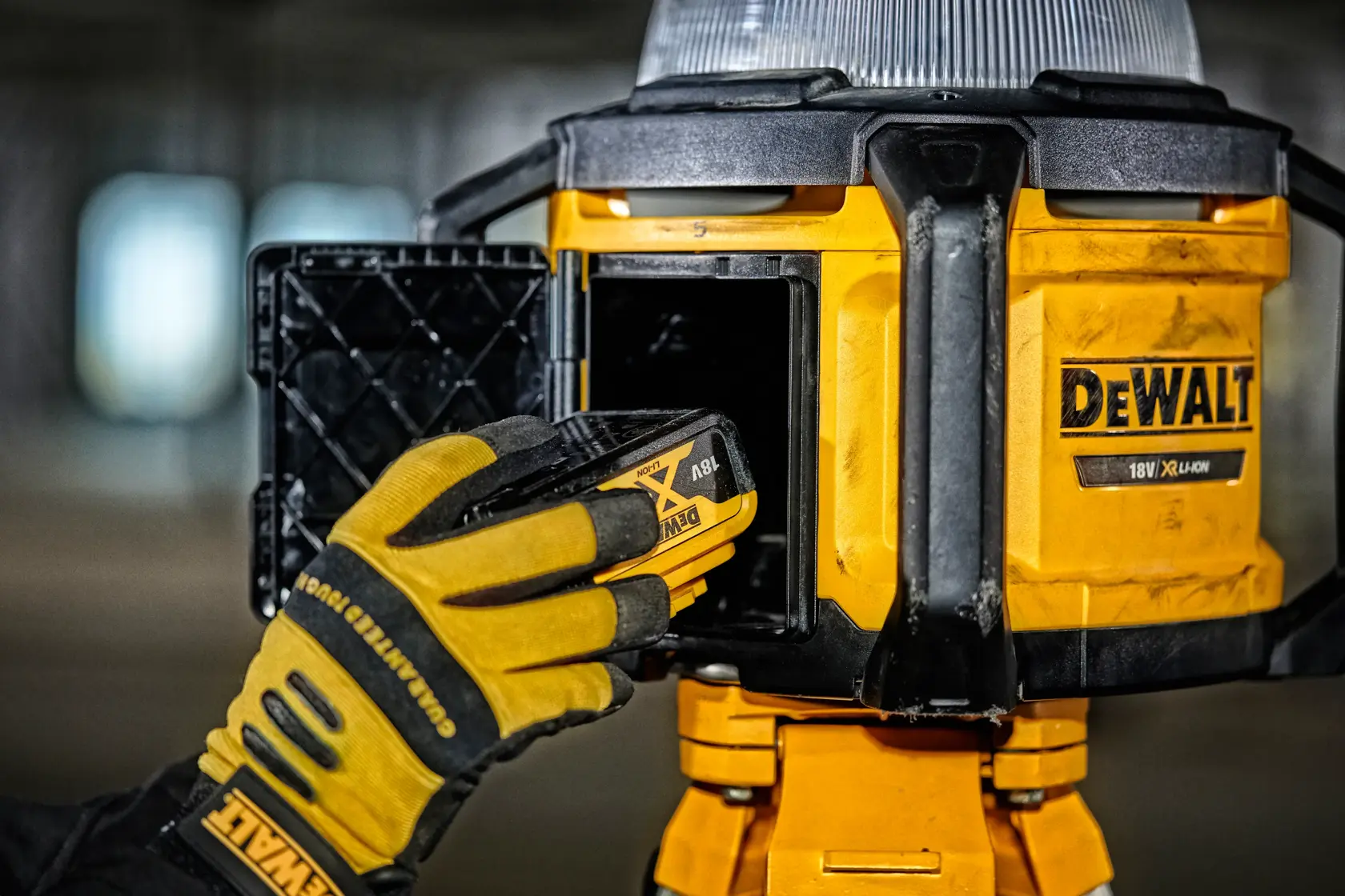 Éclairage de chantier XR Tool Connect