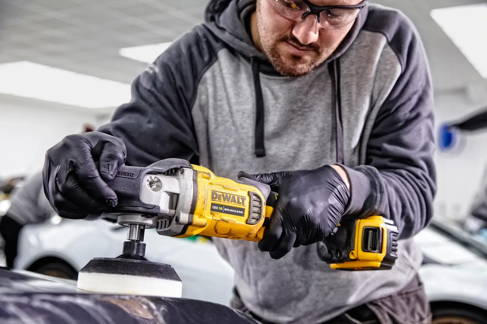 Polisseuse rotative XR 18V 5AH Li-ion brushless