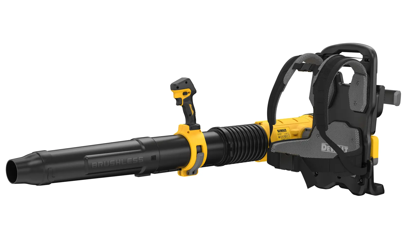 Souffleur DEWALT, DCMBBL800N-XJ, DCMBBL800N. Catégorie photographie. Outil noir et jaune à dos.