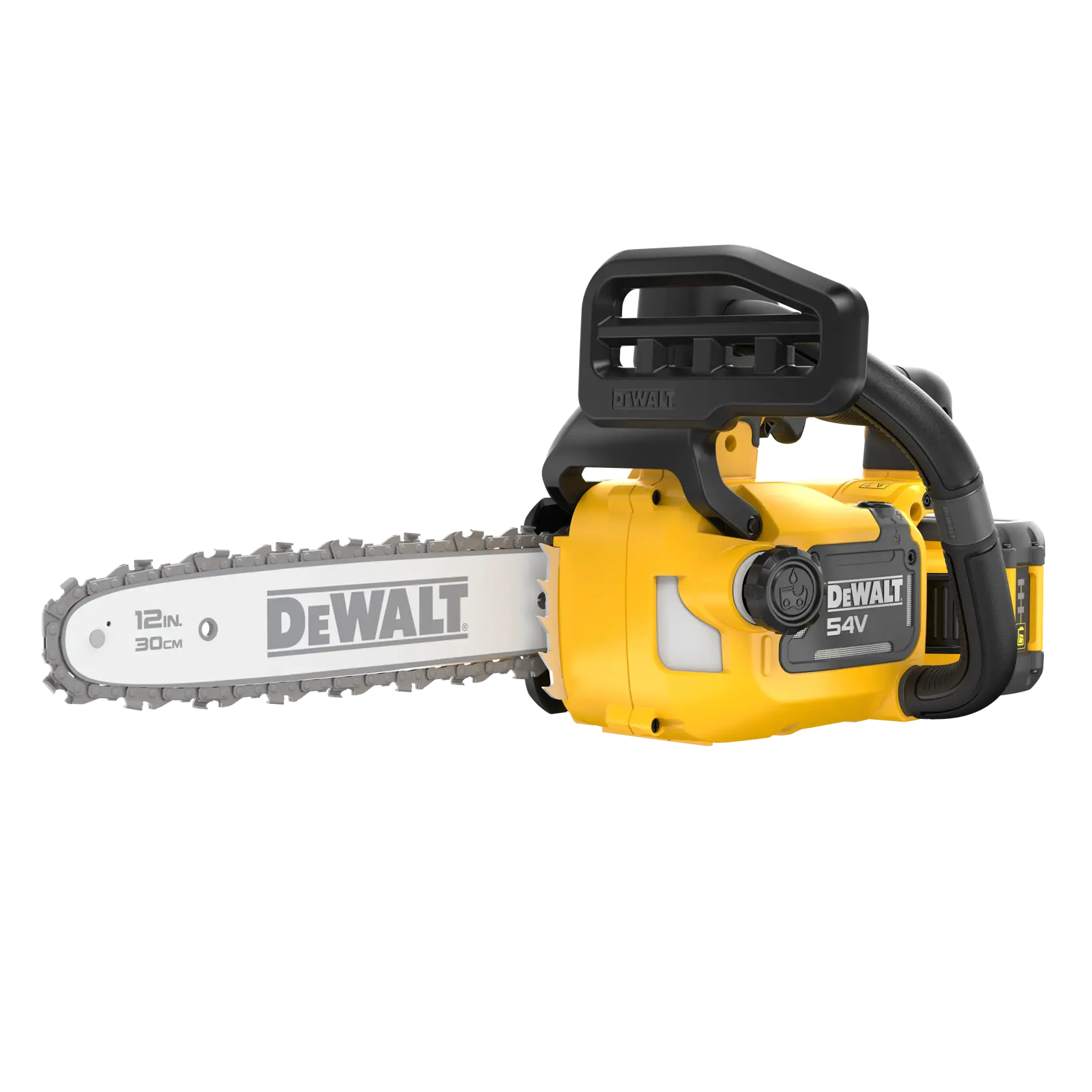 Tronçonneuse DEWALT 54V, 30cm. SKU: DCMCST632X1-XE, DCMCST632X1, DCMCST632X1-QW. Catégorie photographie.