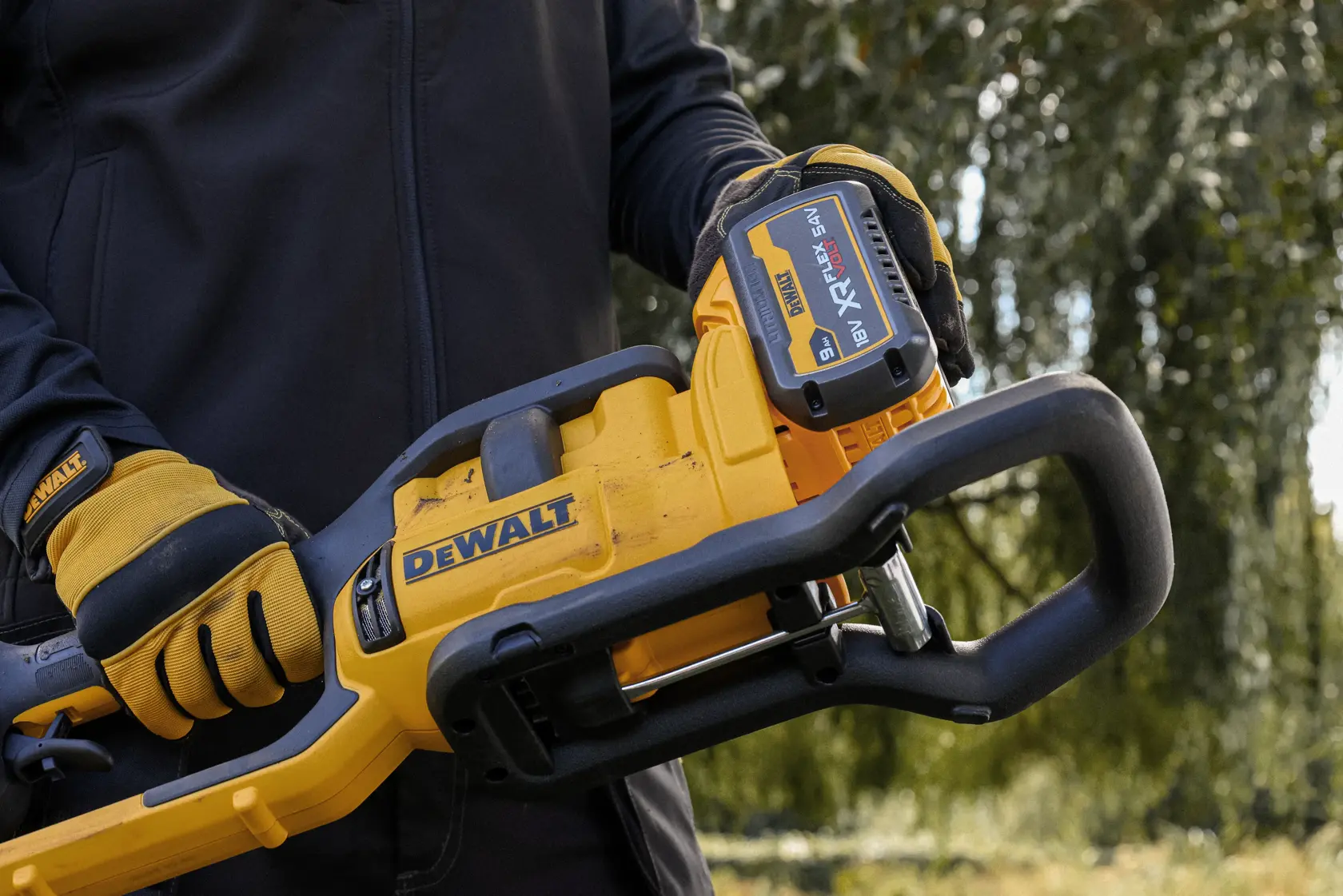 Combisystème XR Flexvolt 54V 3 Ah : bloc moteur + tête de coupe-bordure - 1 batterie