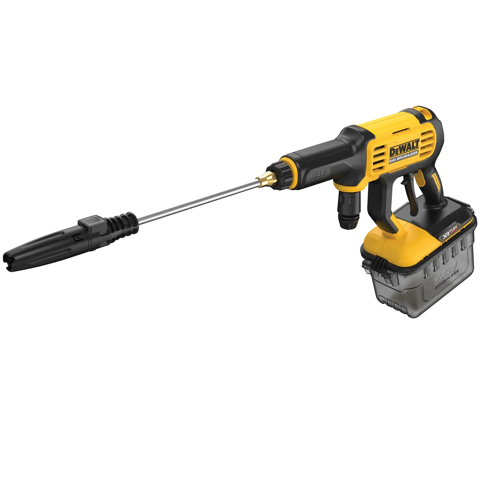 DEWALT nettoyeur haute pression sans fil DCMPW1000N, DCMPW1000N-XJ, jaune-noir, produit photographie.