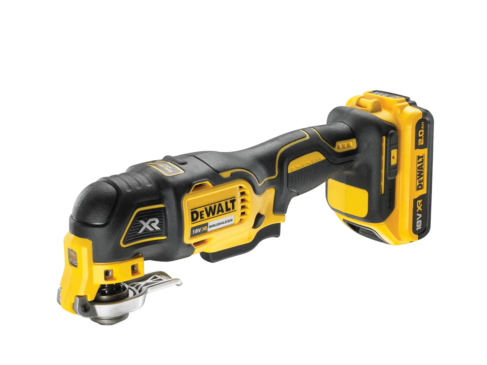 Multi-cutter XR 18V 2 Ah Li-ion brushless - 32 accessoires - 2 batteries - coffret TSTAK