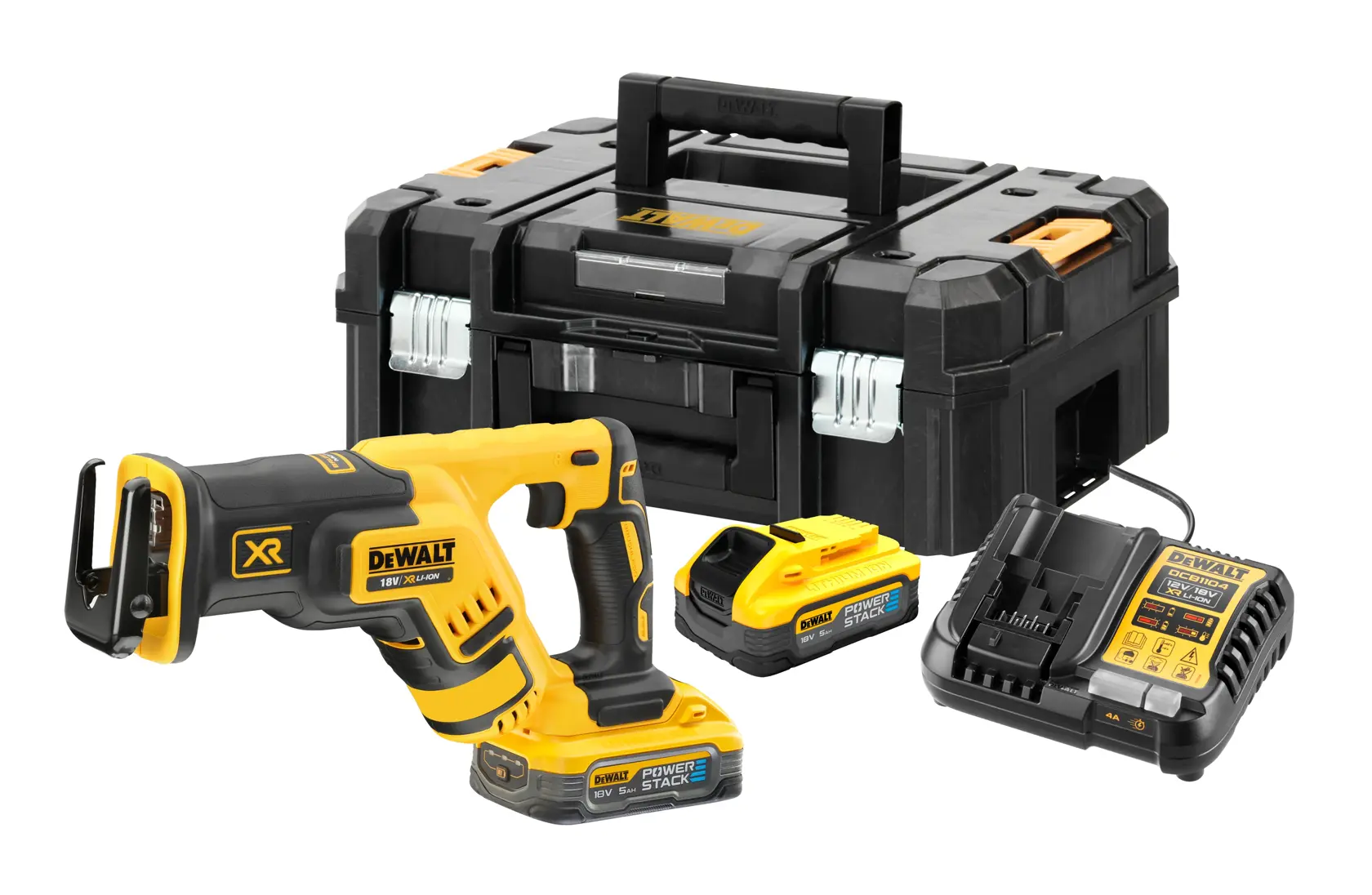 Scie sabre compacte XR 18V 5 Ah Li-ion brushless - POWERSTACK™