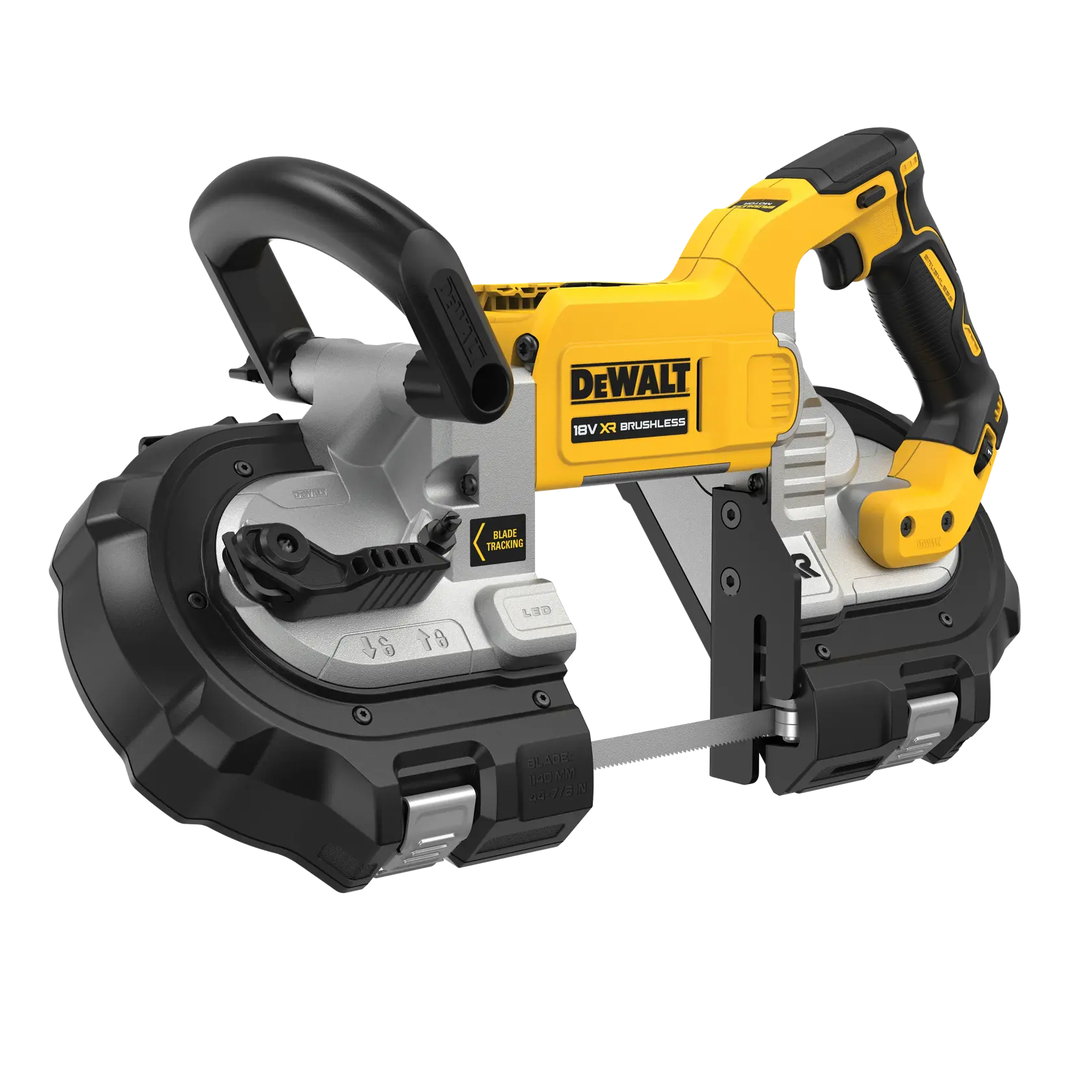 Scie à ruban DEWALT 18V XR, DCS374N, DCS374N-XJ, catégorie photographie. Outil portable sans fil.