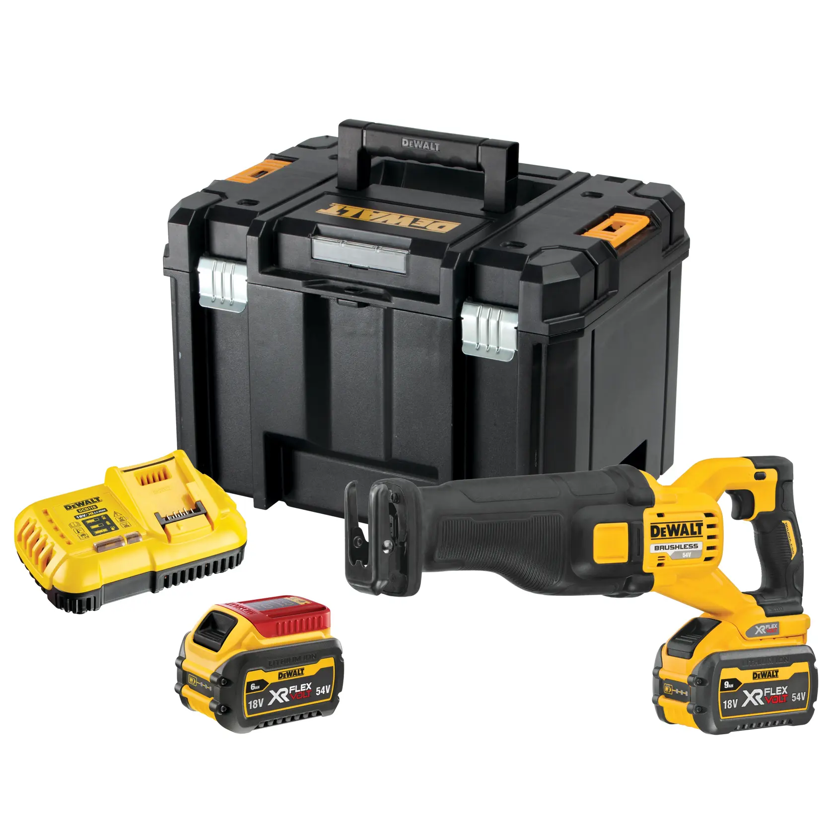 Scie sabre 2.0 XR Flexvolt 54V - 2 batteries 3 Ah Li-ion brushless