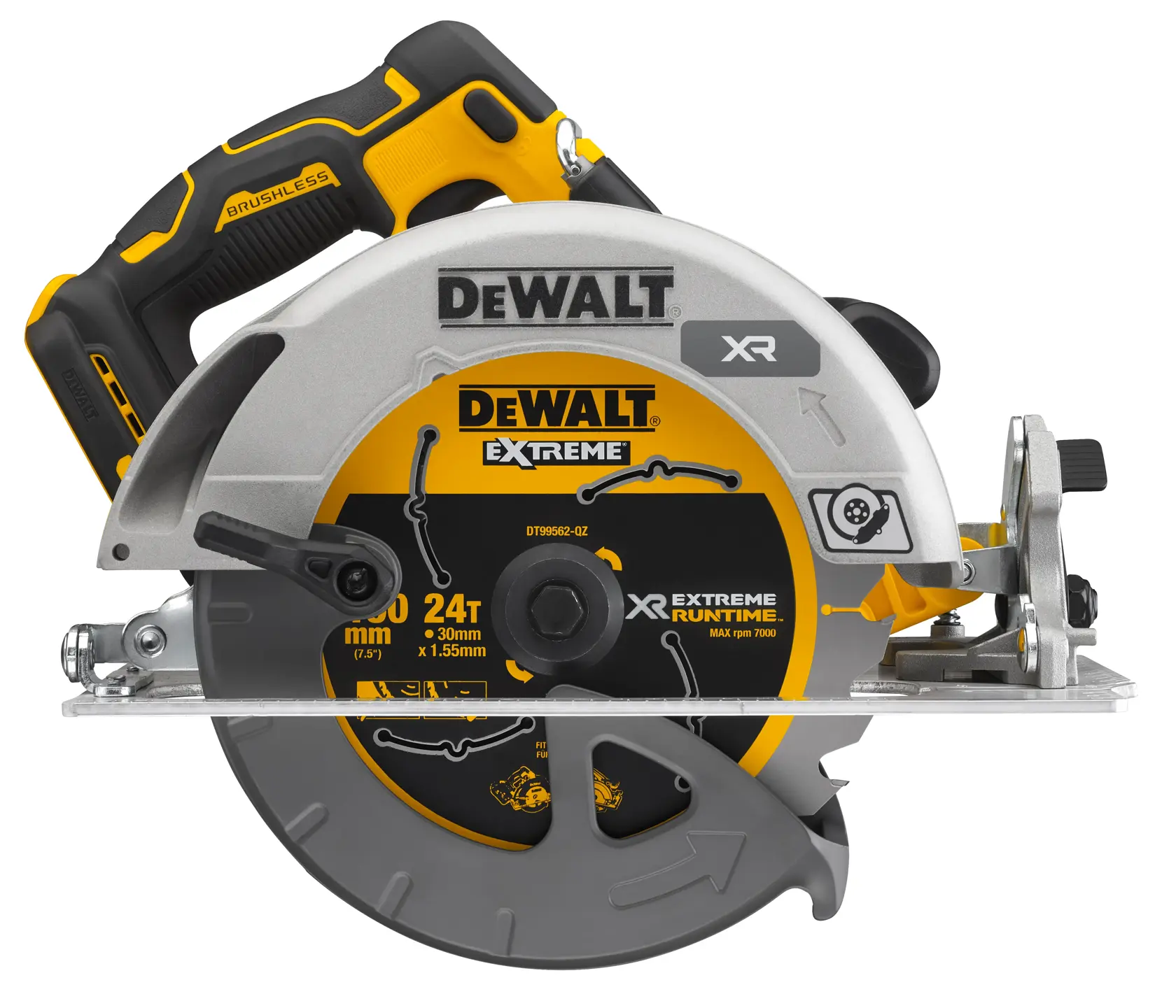 Scie circulaire 190 mm XR 18V ADVANTAGE brushless - sans batterie ni chargeur - coffret TSTAK®