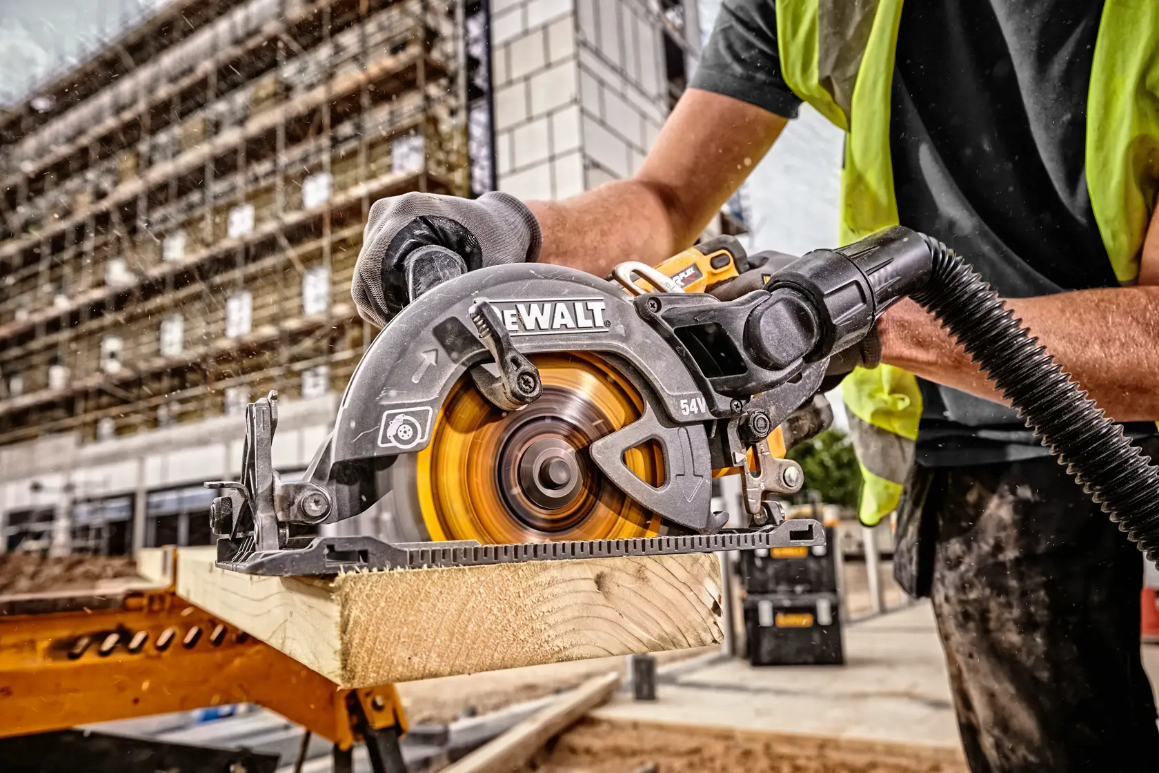 54V XR FLEXVOLT scie circulaire construction 190 mm (alésage losange)